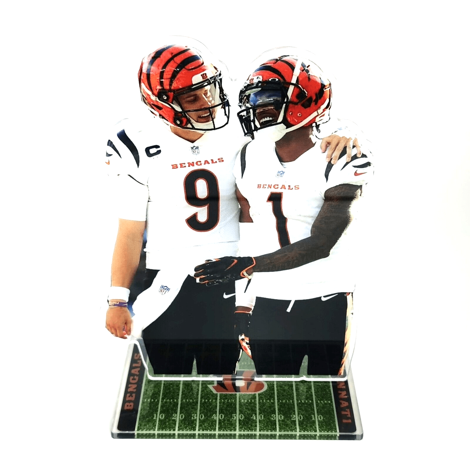 1599x1600 Joe Burrow &amp; Ja&;Marr Chase Figure Bengals Players Figurine Ornament