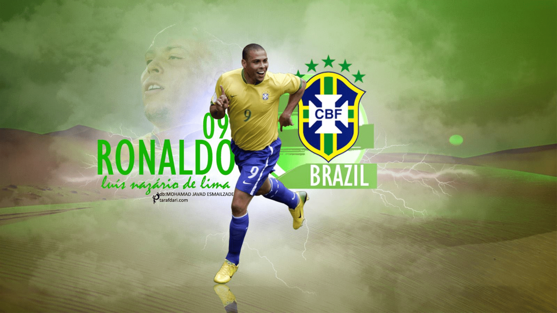1920x1080 Ronaldo Nazário HD Wallpaper