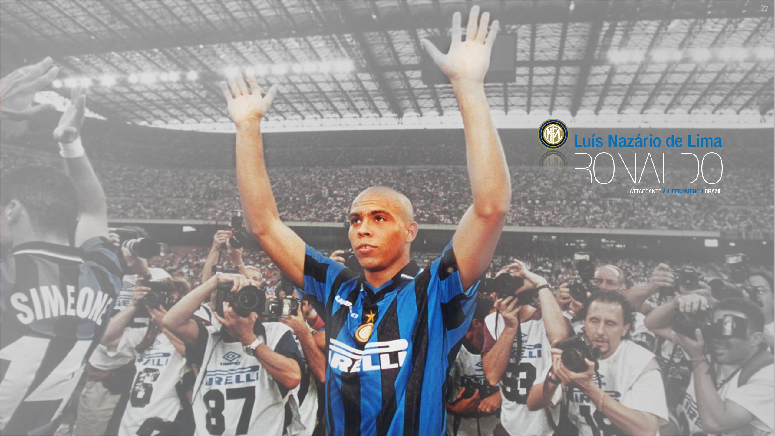 2560x1440 Ronaldo at Inter Wallpaper
