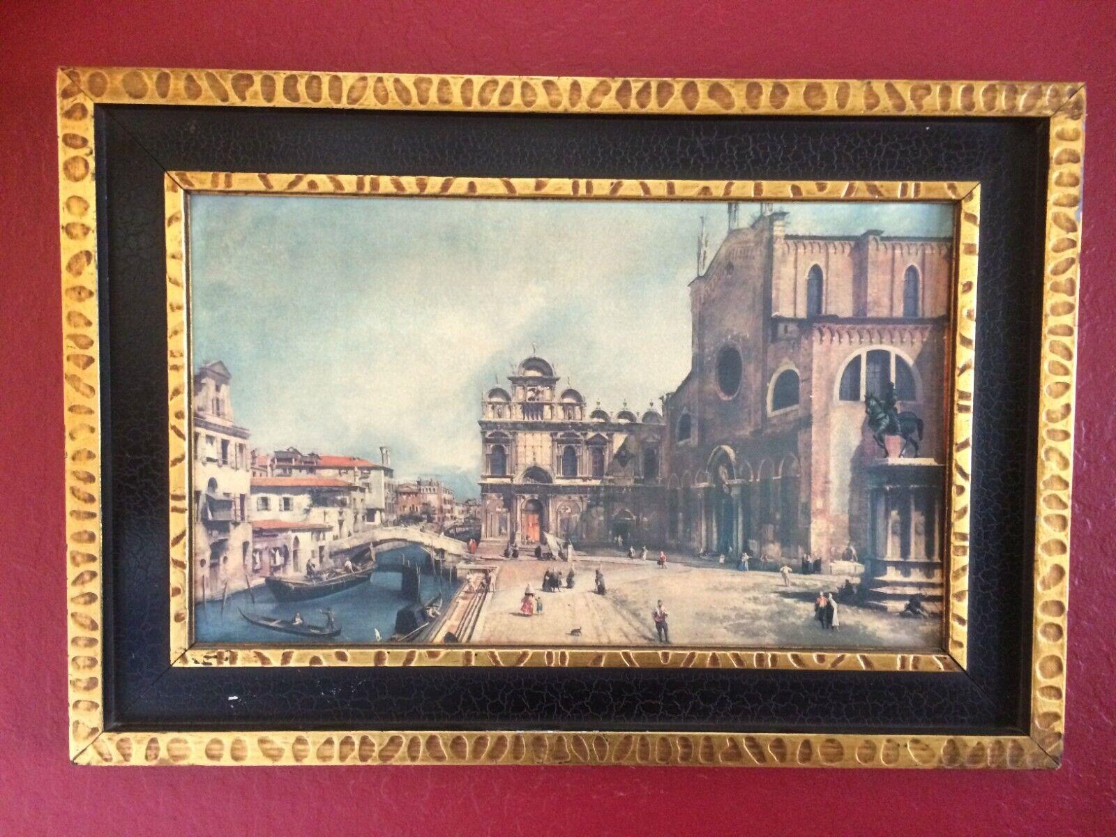 1600x1200 Giovanni Antonio Canal &;Canaletto&; Vintage Print on Board