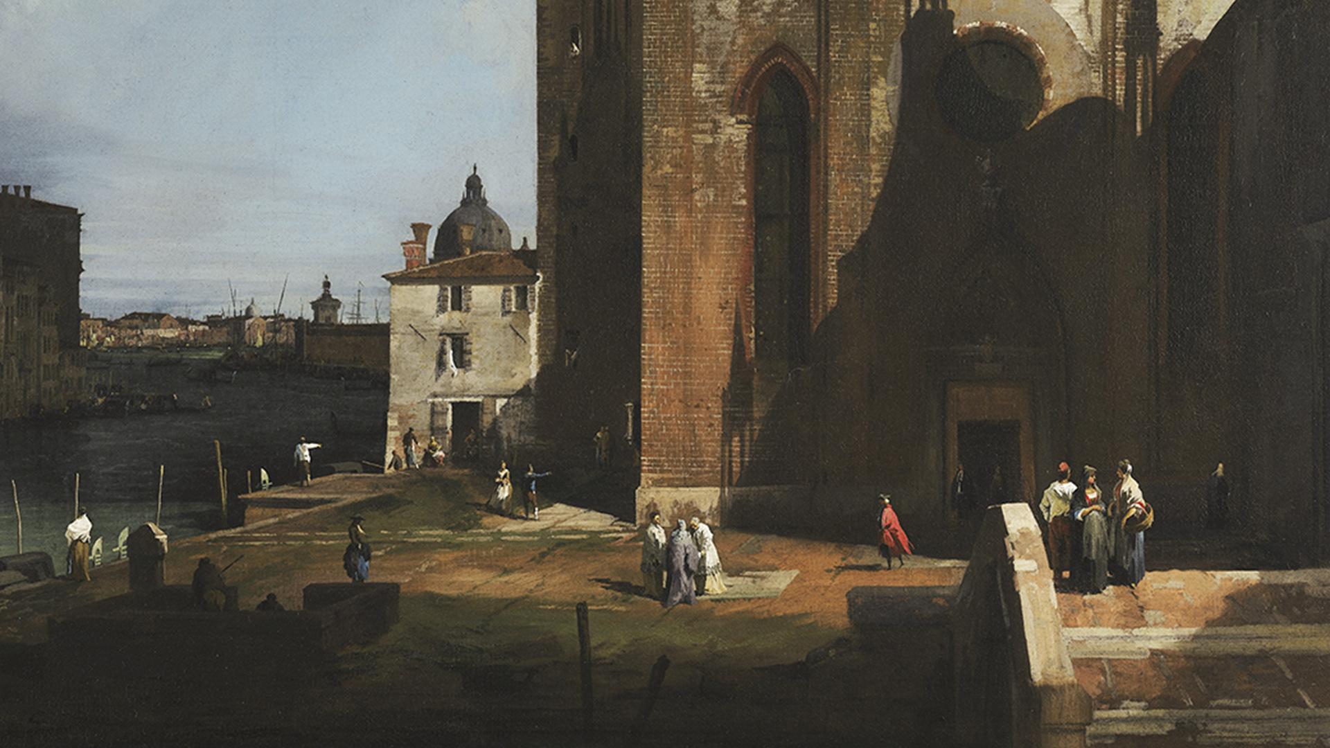 1920x1080 Il Canal Grande da Santa Maria della Carità verso il bacino di San Marco, 1726