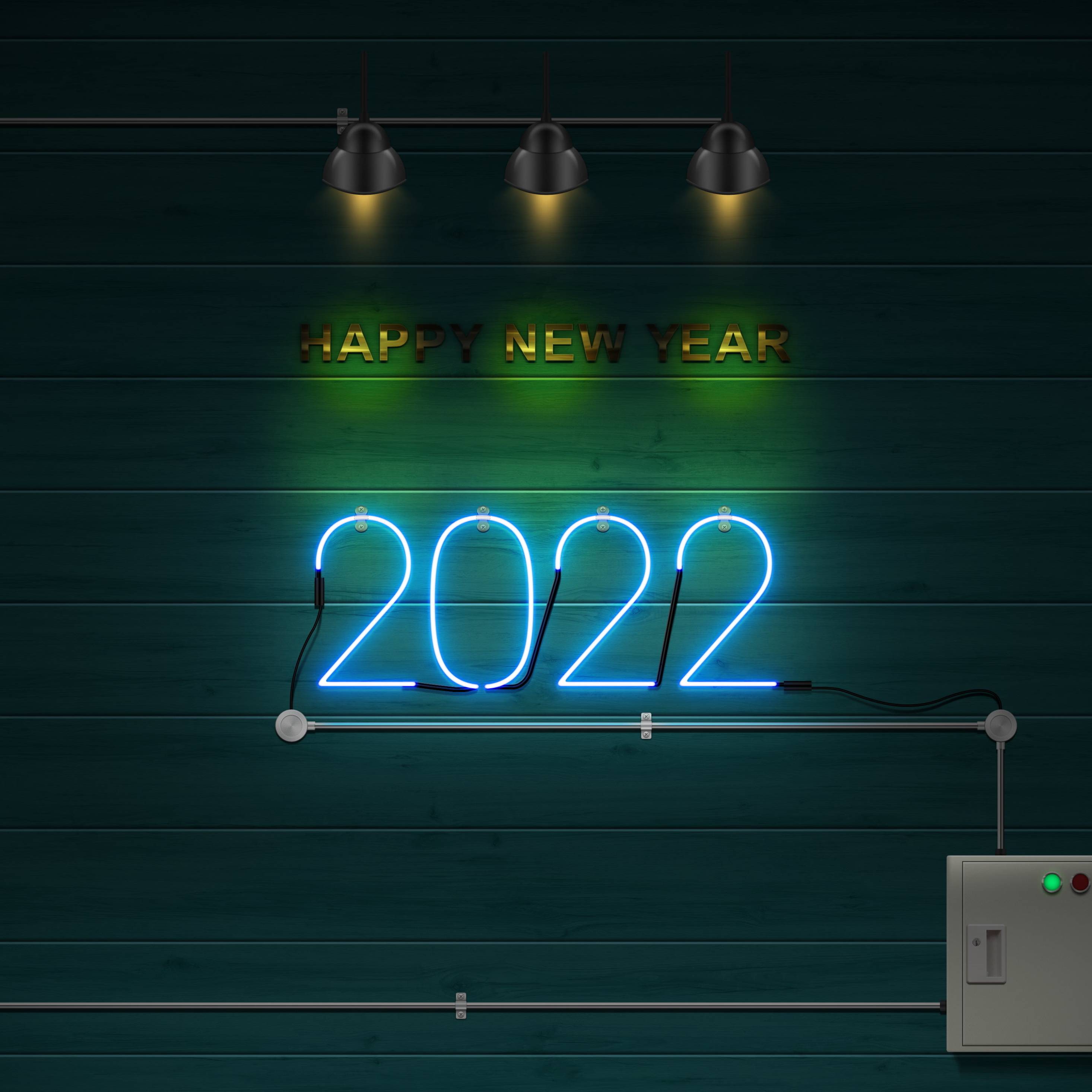 2932x2932 New Year 2022 4k iPad Pro Retina Display Wallpaper, HD Holidays 4K Wallpaper, Image, Photo and Background