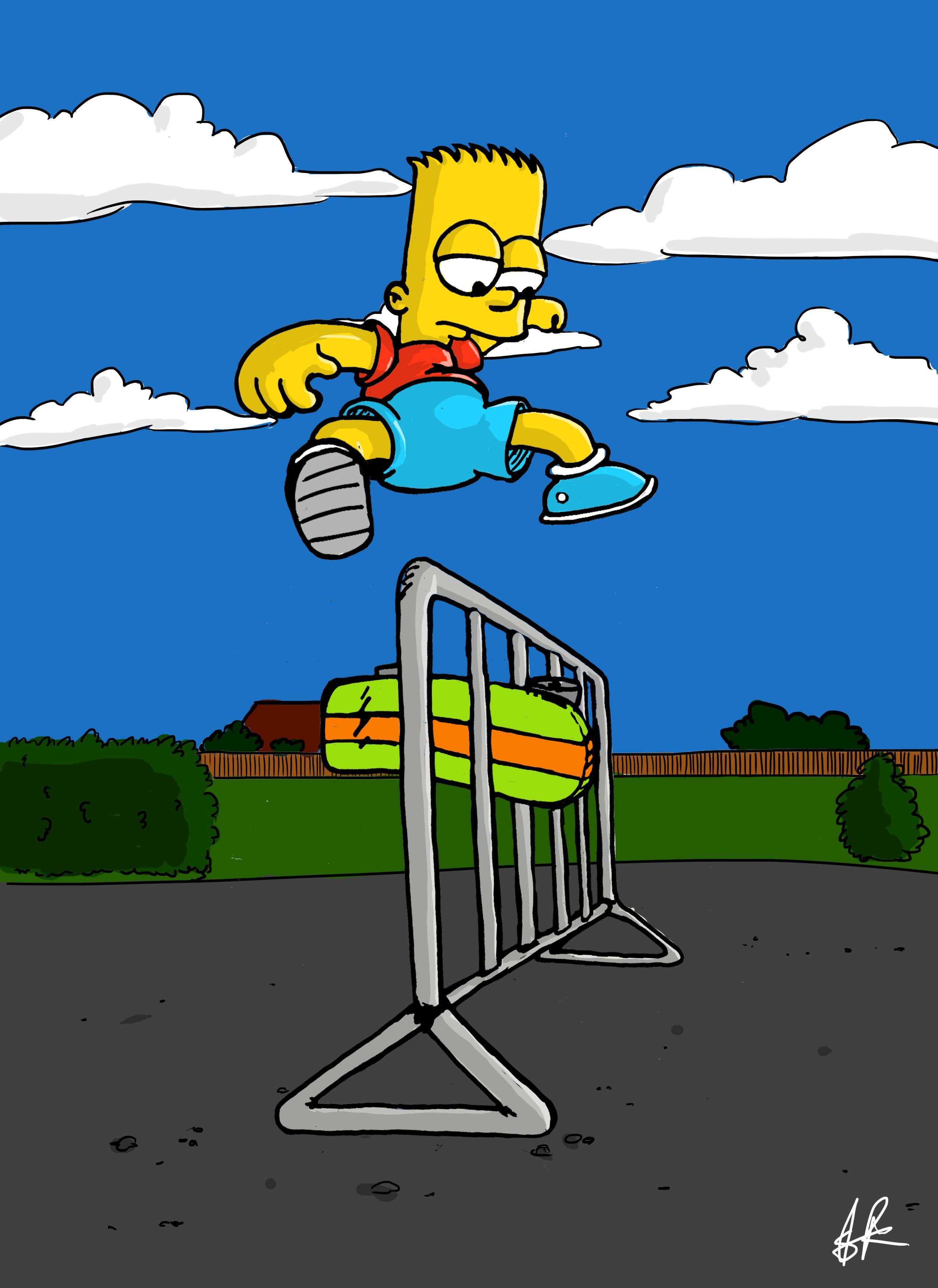 2550x3501 Hippy Kickflip của Bart Simpson