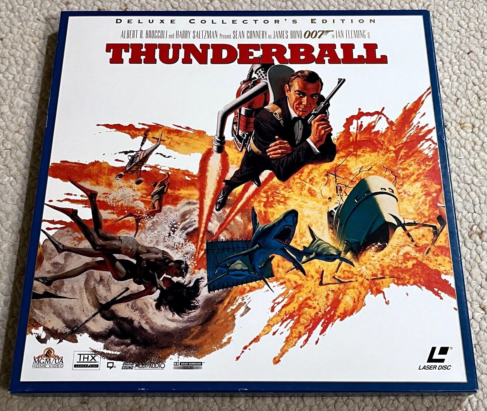 1600x1351 THUNDERBALL Deluxe Collector&;s Edition 4 Disc WS LASERDISC ML105199 Tested