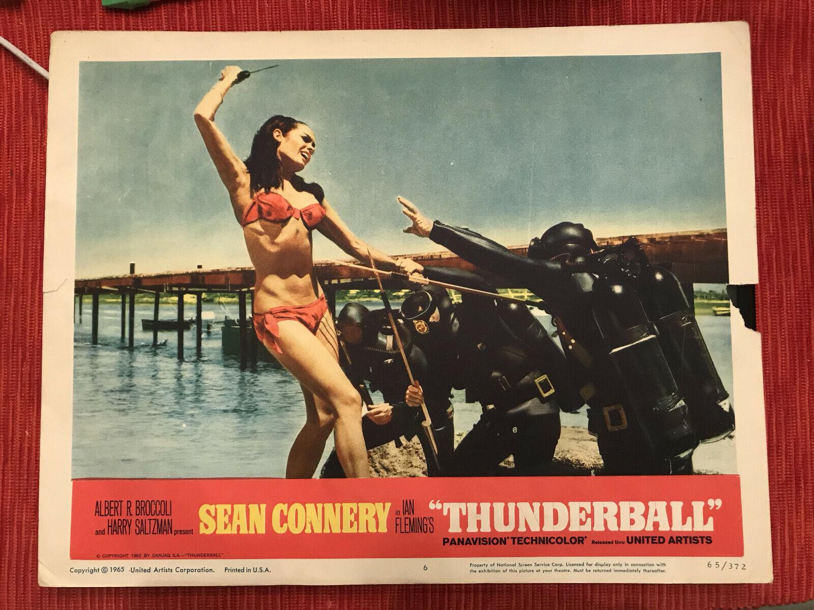 1600x1200 Thunderball 1965 United Artists 11x14&; James Bond lobby card Martine Beswick