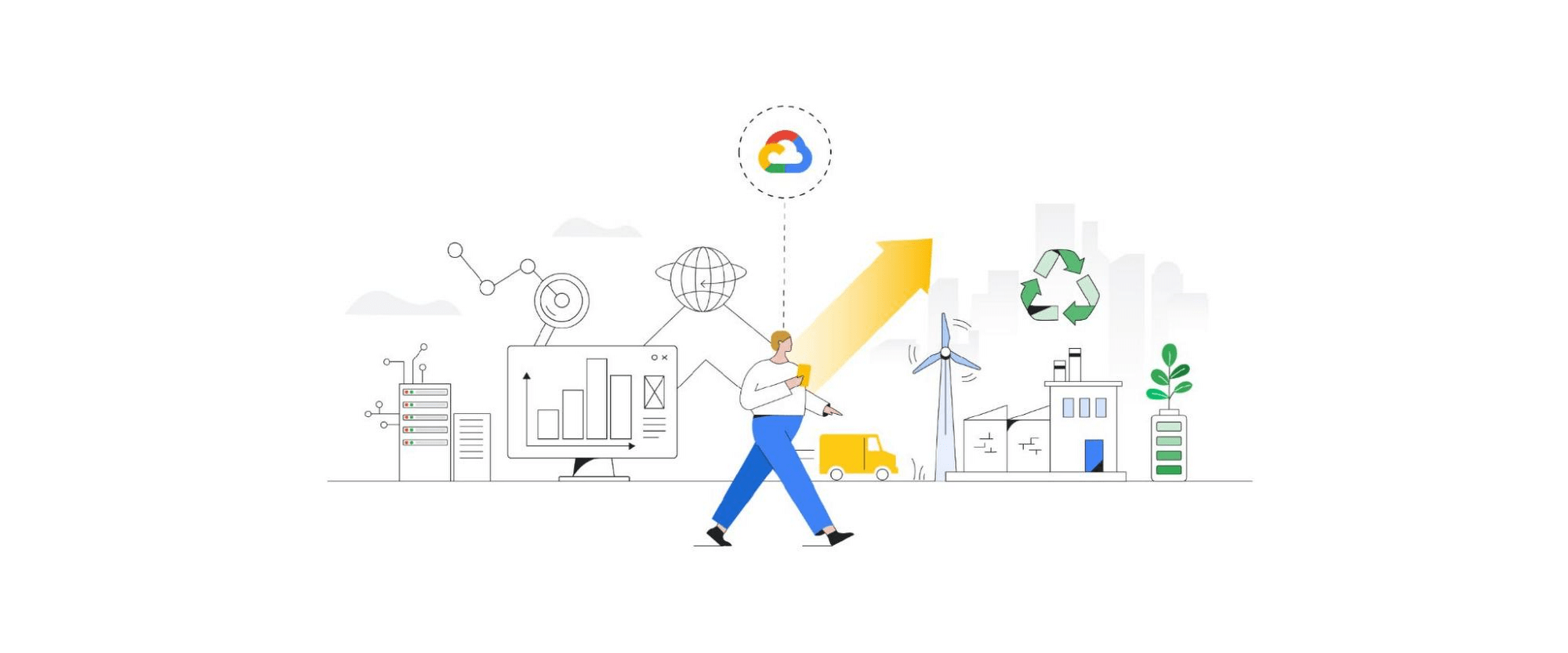 2000x833 New tools to measure and reduce your environmental impact. Google Cloud Blog
