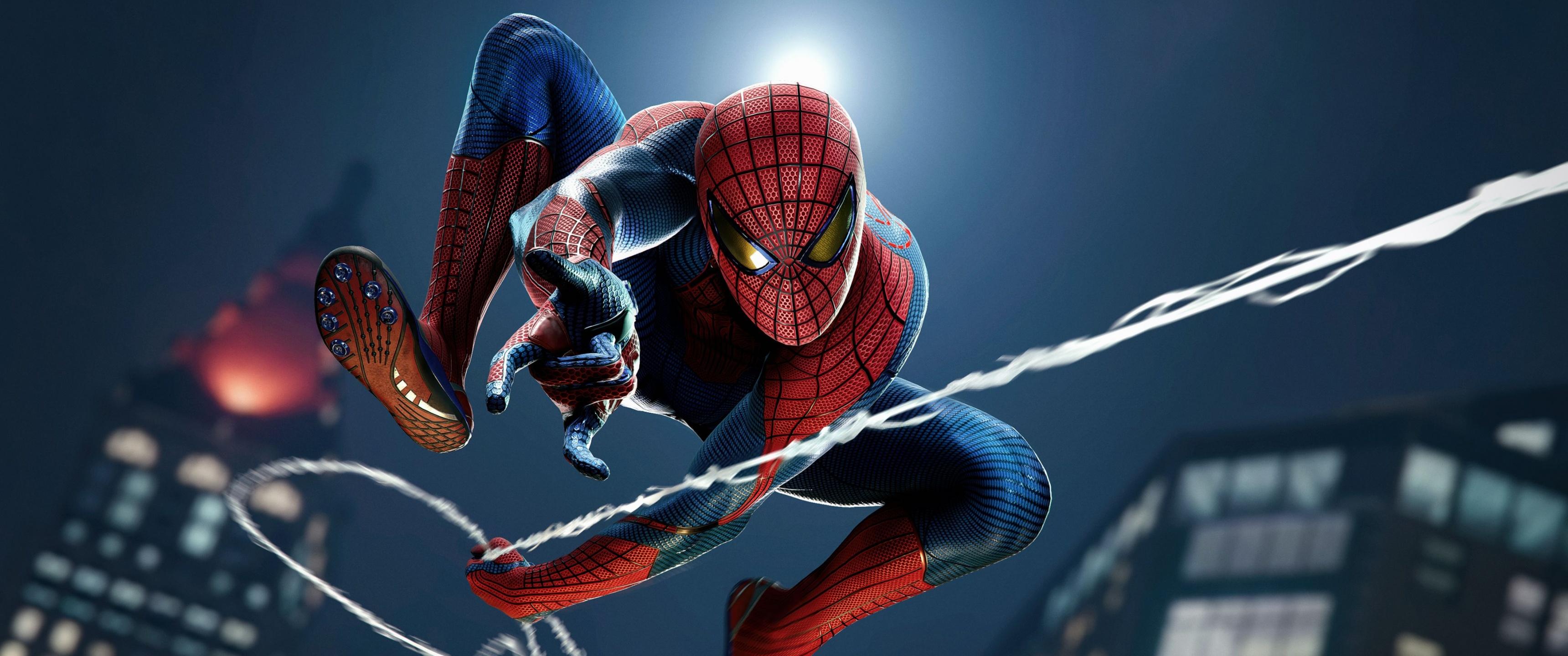 3440x1440 Spider Man Wallpaper 4K, Remastered