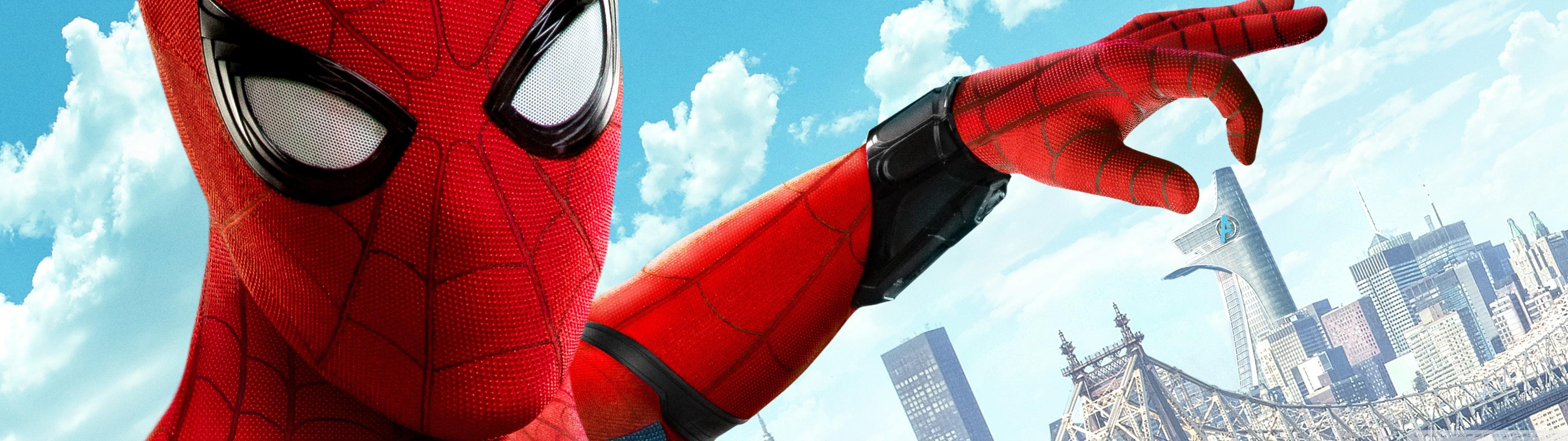 3840x1080 SPIDER MAN HOMECOMING 4K Ultra HD Desktop Background Wallpaper For 4K UHD TV : Multi Display, Dual Monitor : Tablet