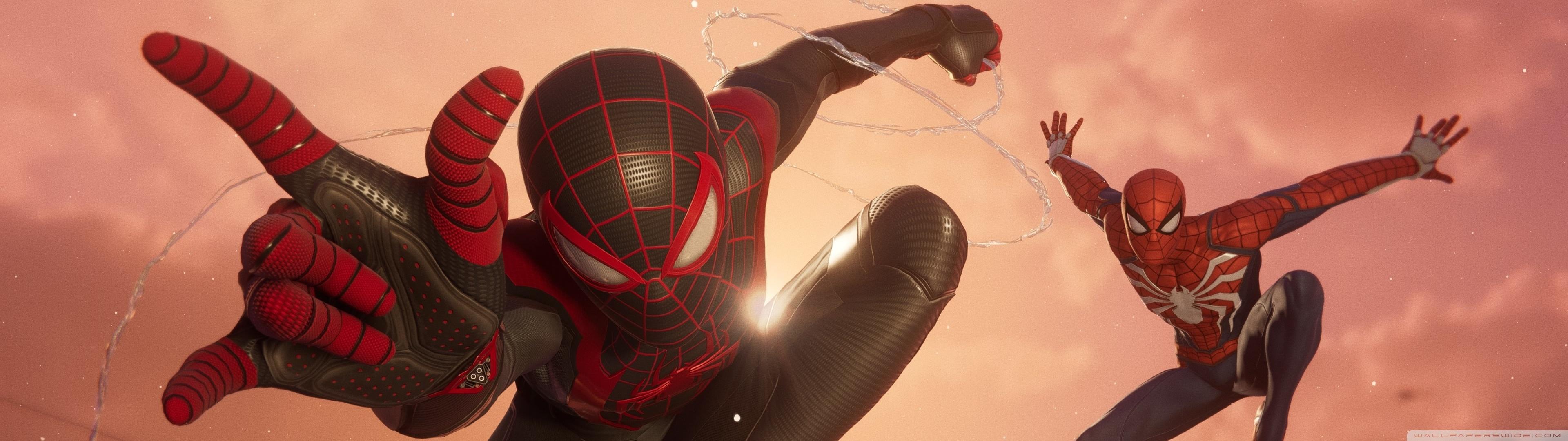 3840x1080 Spiderman Ultra HD Desktop Background Wallpaper for : Widescreen & UltraWide Desktop & Laptop : Multi Display, Dual Monitor : Tablet