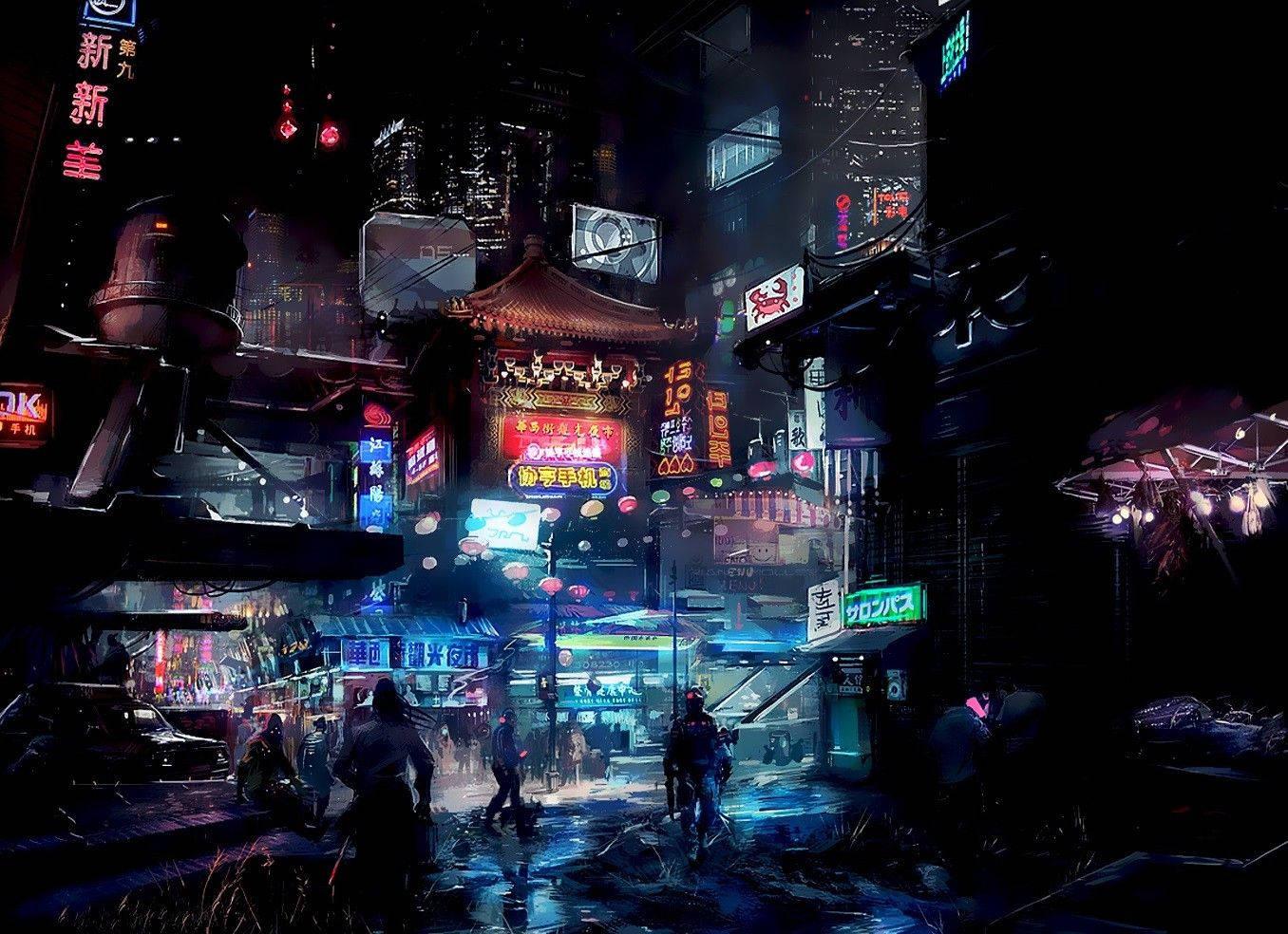 prompthunt: cyberpunk street view, film still from japanese