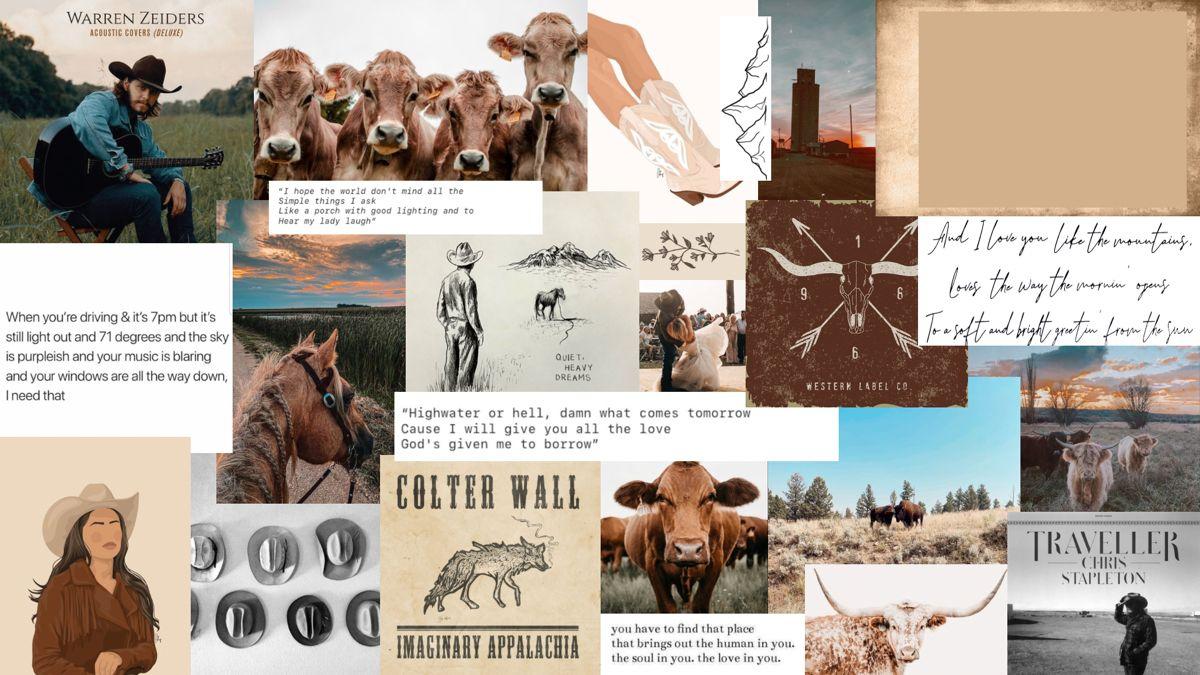 1200x675 Western collage. Laptop wallpaper desktop wallpaper, Western aesthetic wallpaper, Funny christmas wallpaper