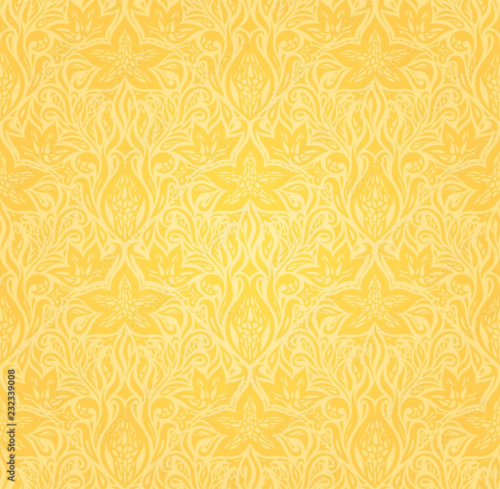 Vintage Yellow Floral Wallpapers Top Free Vintage Yellow Floral