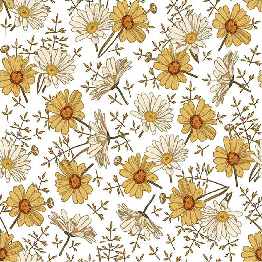 Vintage Yellow Floral Wallpapers Top Free Vintage Yellow Floral