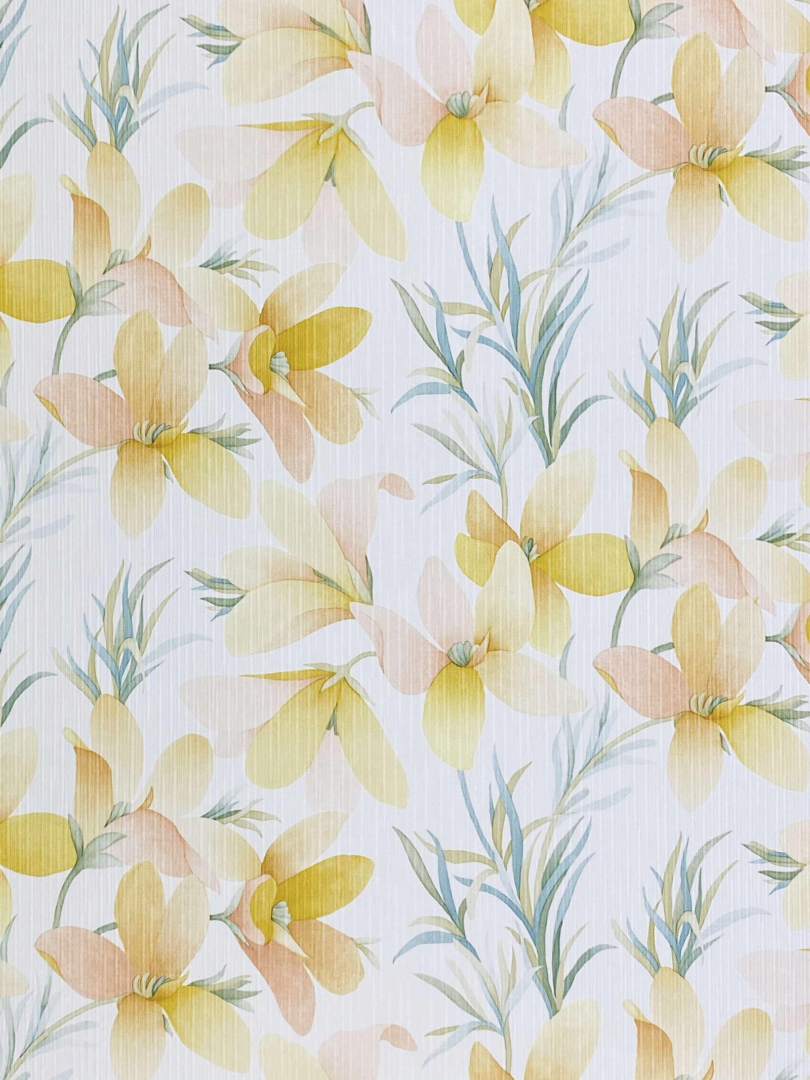 Vintage Yellow Floral Wallpapers Top Free Vintage Yellow Floral