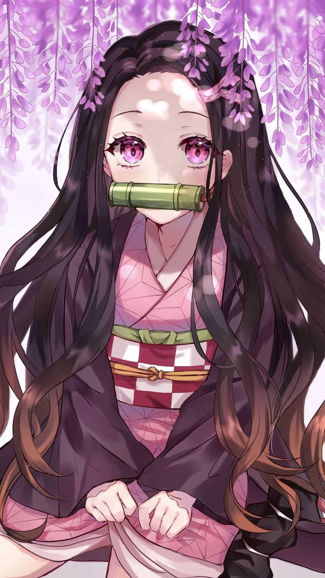 1080x1920 Free Nezuko Phone Wallpaper Downloads, Nezuko Phone Wallpaper for FREE