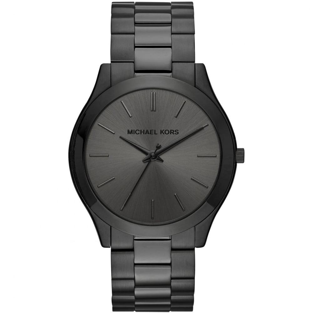 1000x1000 Michael Kors Men's Slim Runway Black Watch MK8507