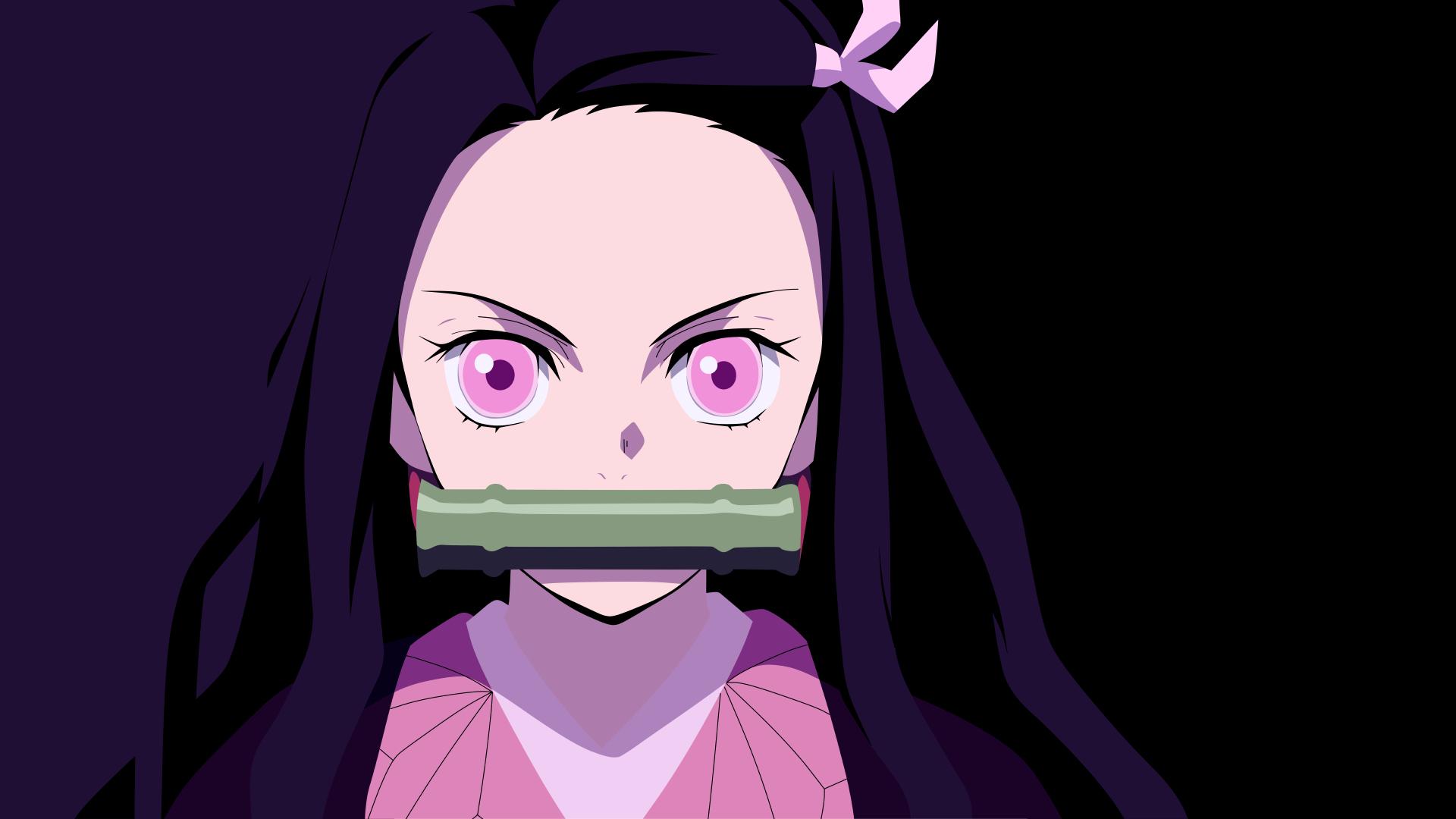 1920x1080 Nezuko Kamado Demon Slayer Kimetsu no Yaiba Art Wallpaper, HD Minimalist 4K Wallpaper, Image and Background
