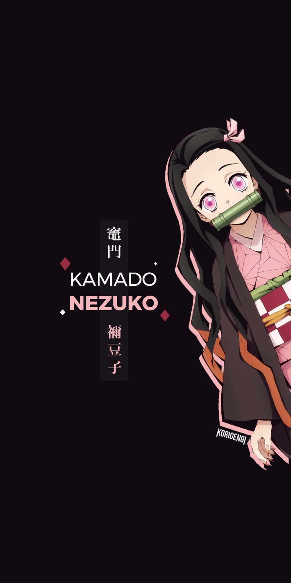 960x1920 Download Cool Nezuko Phone Wallpaper
