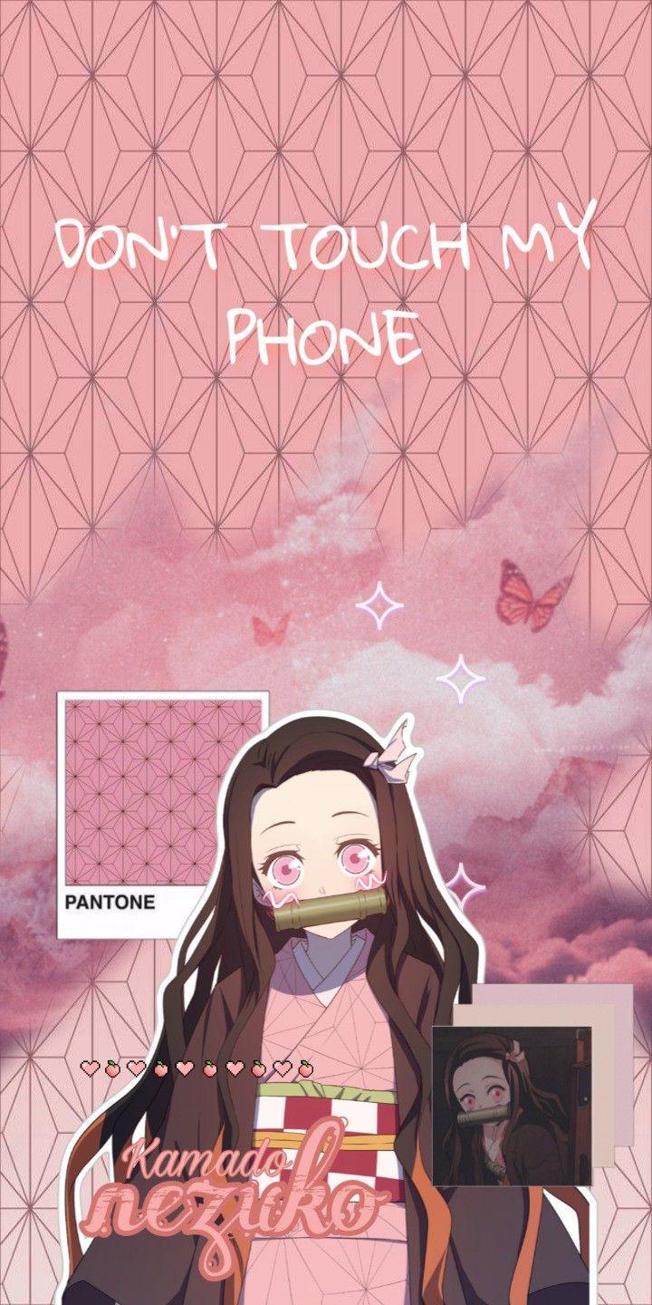 720x1440 Free download Nezuko dont touch my phone wallpaper Pink wallpaper anime [720x1440] for your Desktop, Mobile & Tablet. Explore Kawaii Nezuko Wallpaper. Kawaii Desktop Background, Kawaii Anime Wallpaper, Free Kawaii Wallpaper