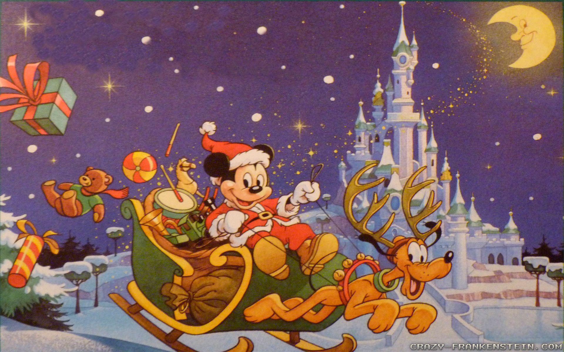 1920x1200 Mickey Christmas Wallpaper