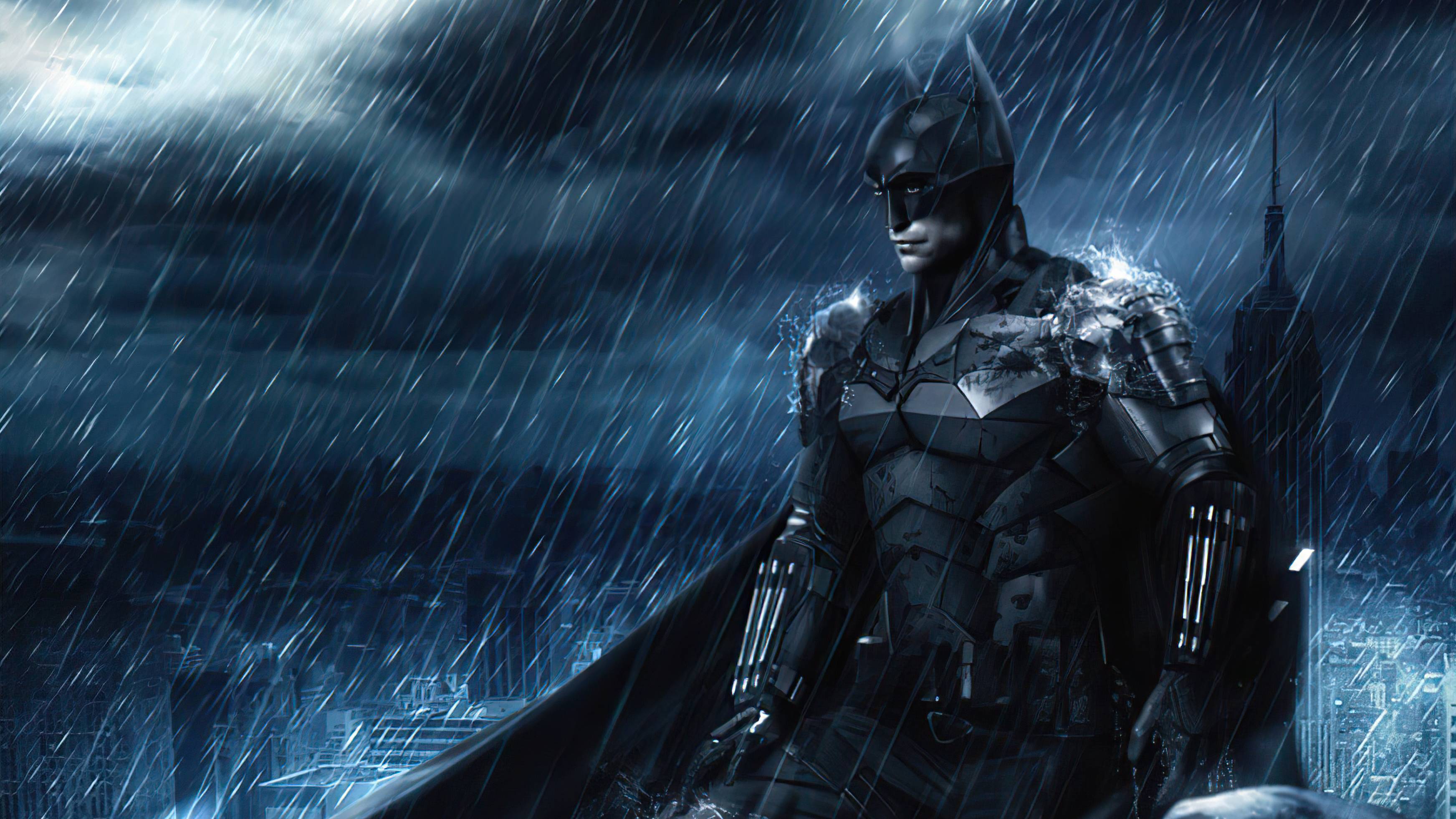 3488x1962 Batman In Night 4k 1440P Resolution , HD 4k Wallpaper, Image, Background, Photos and Picture