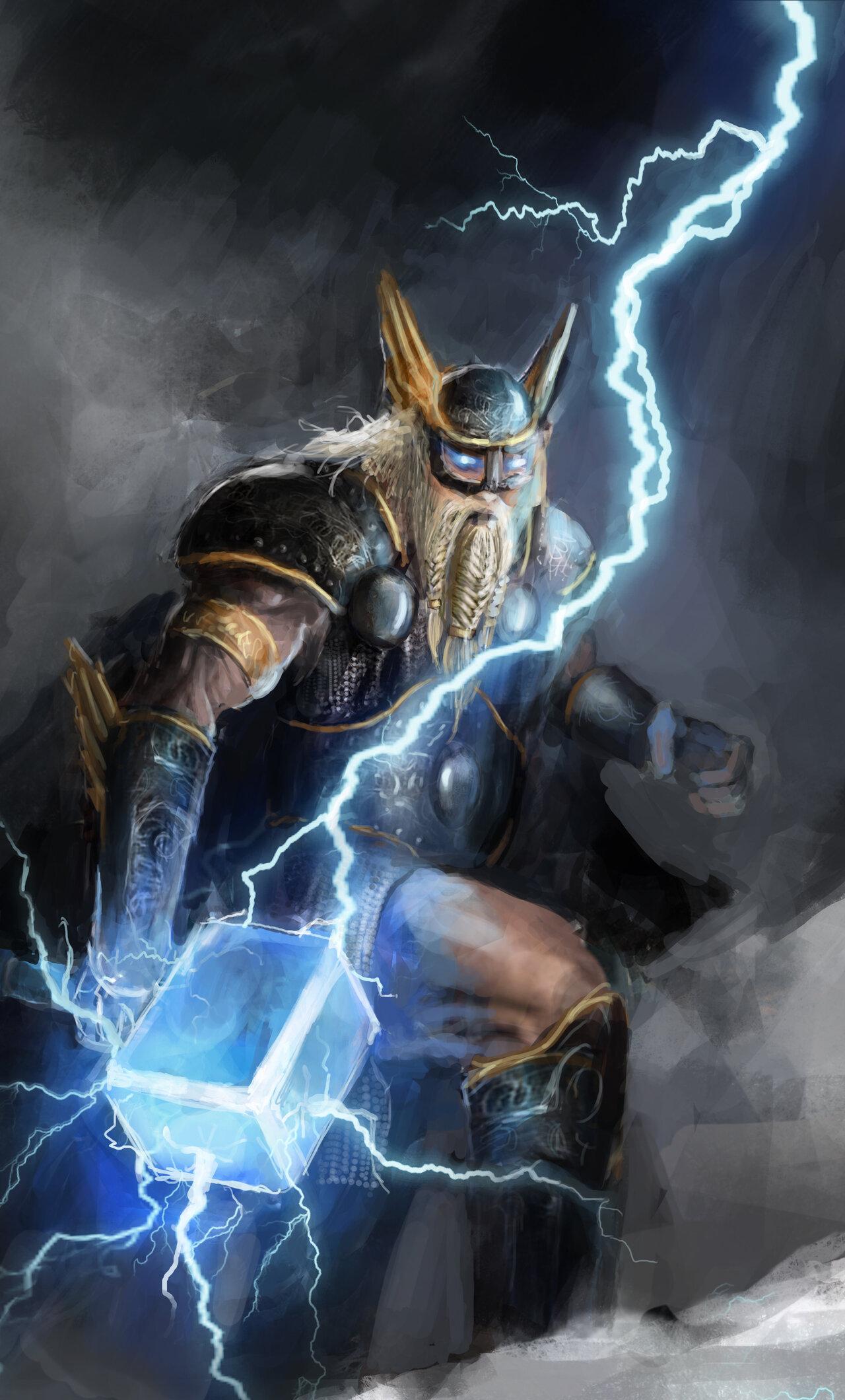 1280x2120 Norse God Of Lightning 4k iPhone HD 4k Wallpaper, Image, Background, Photo and Picture