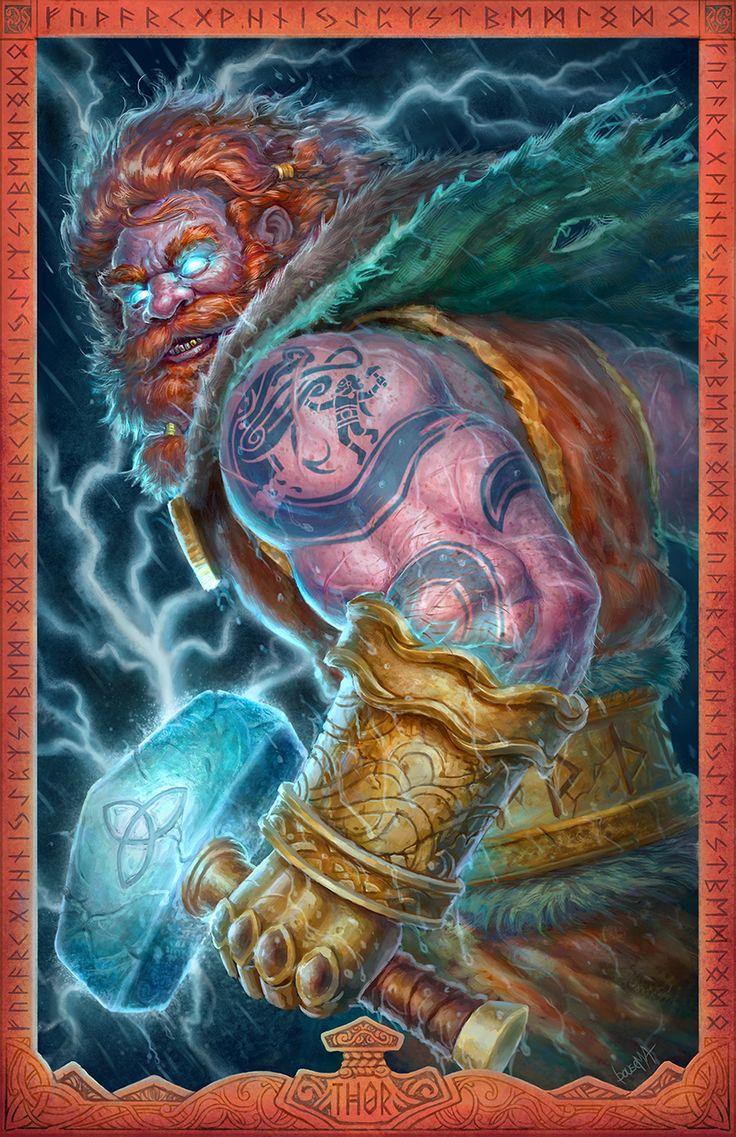 736x1137 THOR: God of Thunder. Thor art, Thor artwork, Mythology art