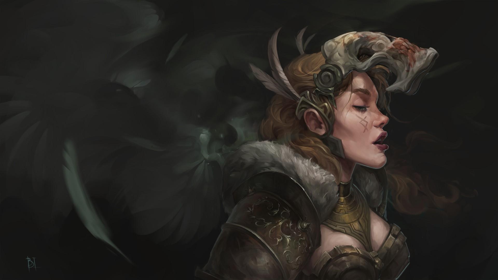 1920x1080 women, Norse mythology, mythology, fantasy art, valkyries, artwork Gallery HD Wallpaper