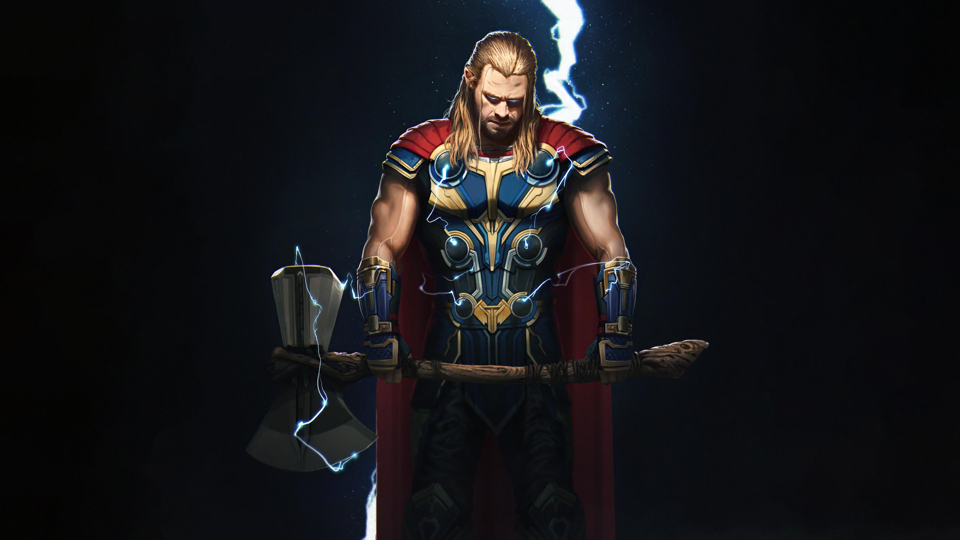 3840x2160 4K Thor Wallpaper and Background Image