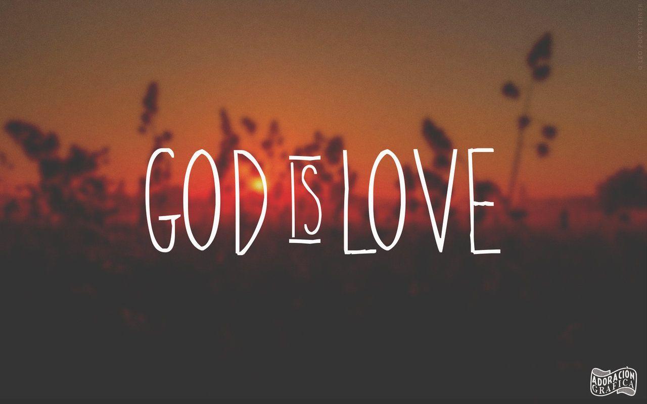 1280x800 God Is Love Wallpaper
