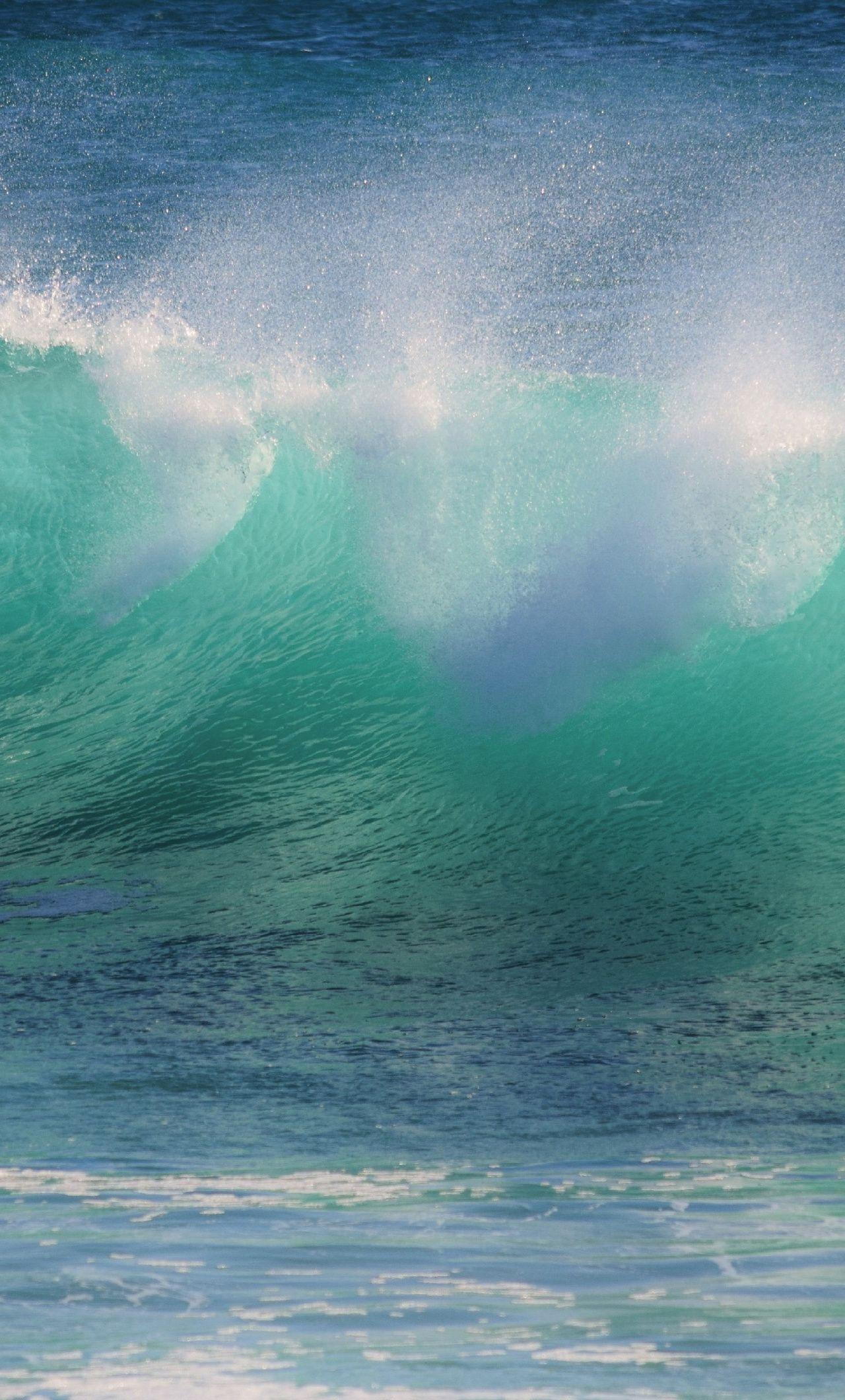 1280x2120 Download 1280x2120 wallpaper sea waves, sea, big waves, iphone 6