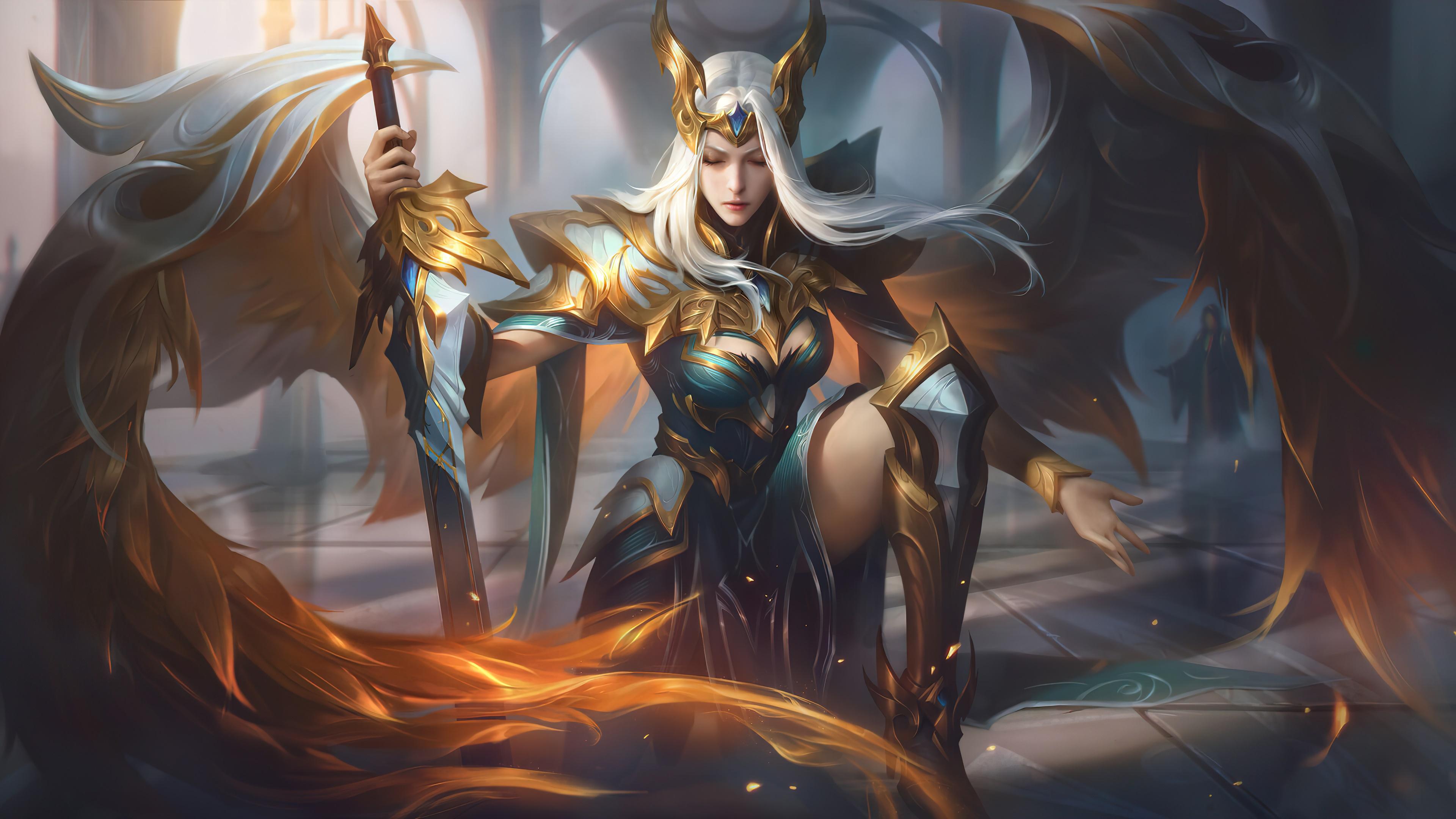 3840x2160 kayle, lol, 4k, pc Gallery HD Wallpaper