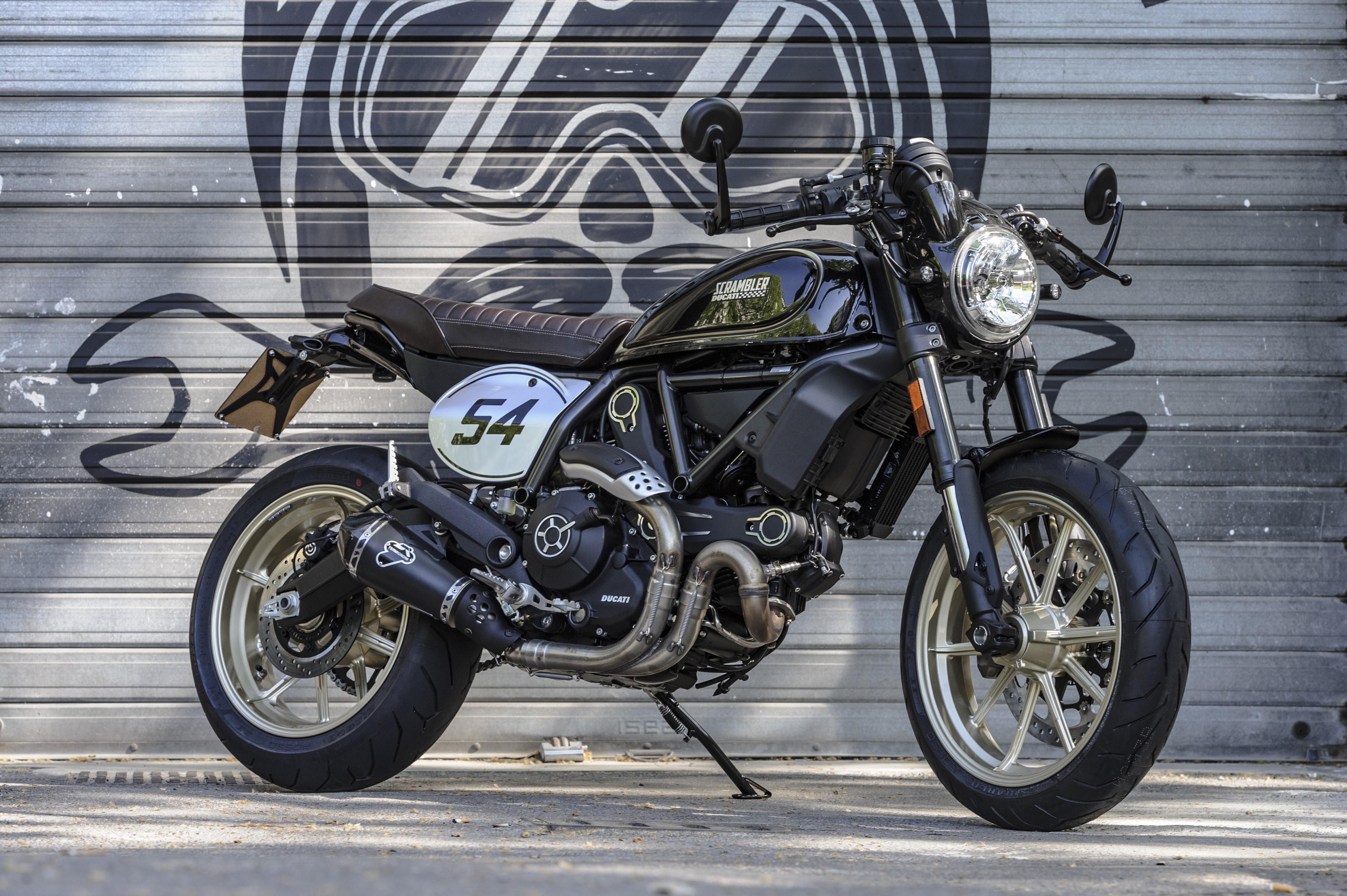 4096x2725 4K, 2017 Scrambler Cafe Racer Accessorised, Ducati Gallery HD Wallpaper