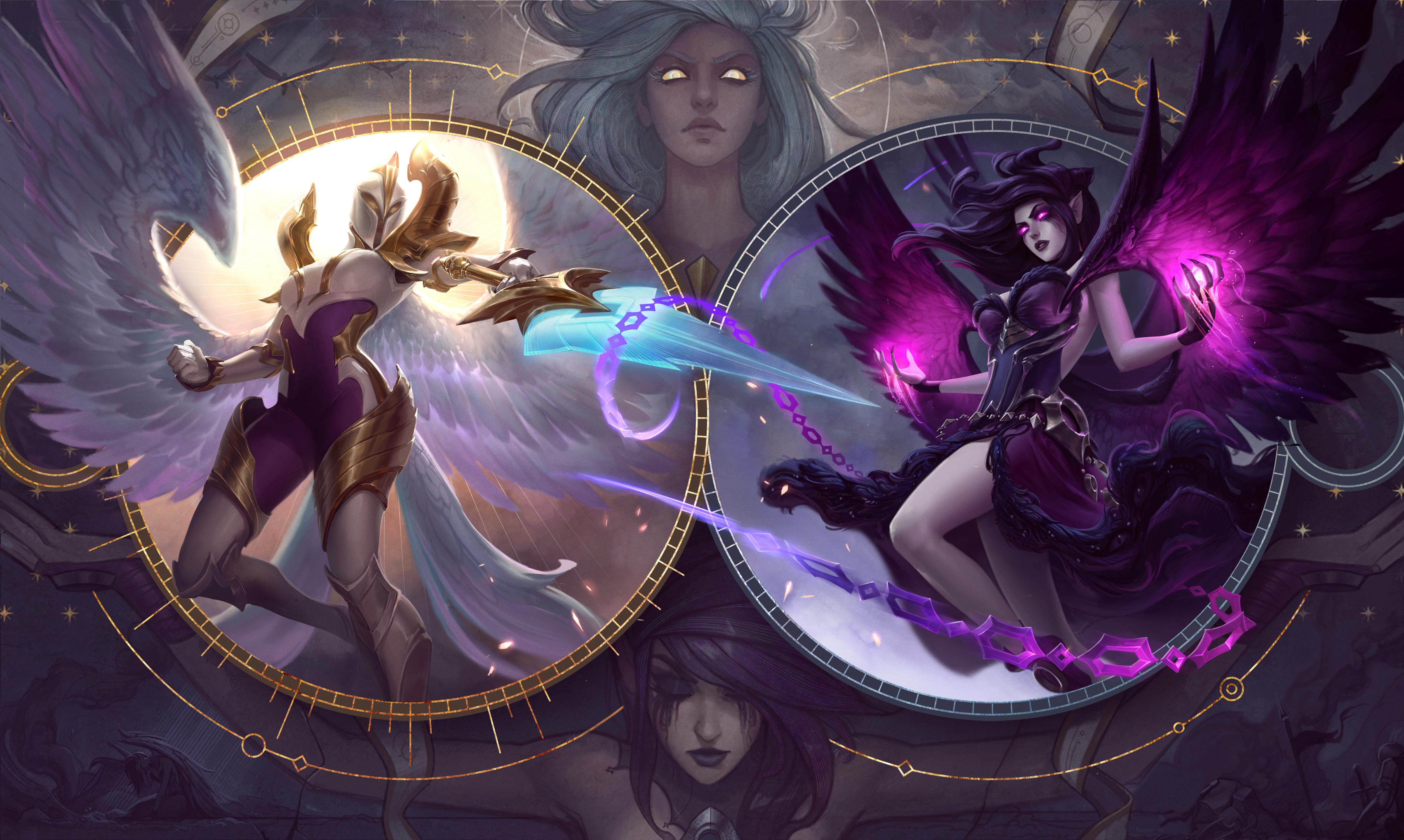 5000x2993 Champion Update: Kayle and Morgana