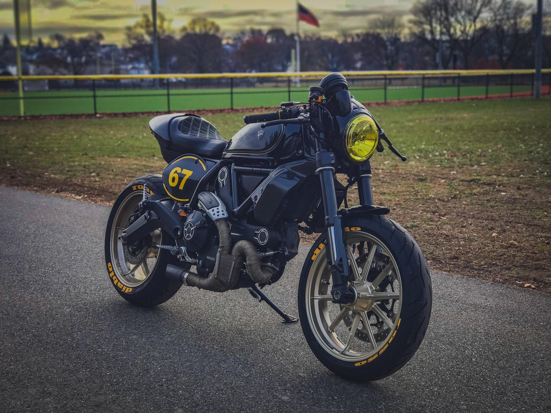1920x1440 Ducati scrambler cafe racer build share your picture!. Ducati Scrambler Forum