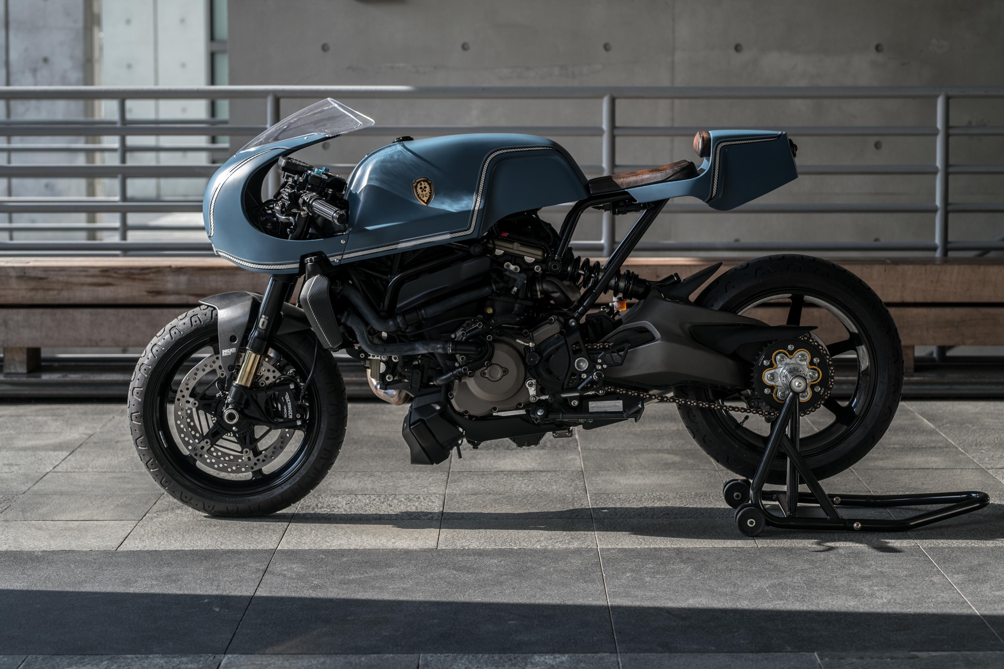 4092x2728 Wallpaper. Motorcycles. photo. picture. motorcycle, ducati, monstro, cafe racer