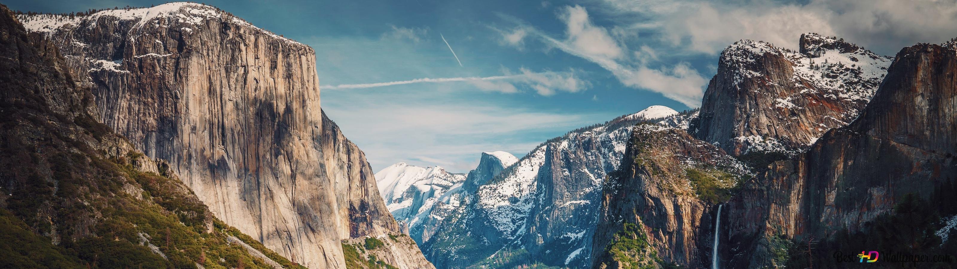 3200x900 Yosemite National Park 4K wallpaper download