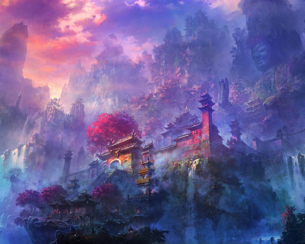 1280x1024 Ancient East Temple 1280x1024 Resolution HD 4k Wallpaper, Image, Background, Photo and Picture