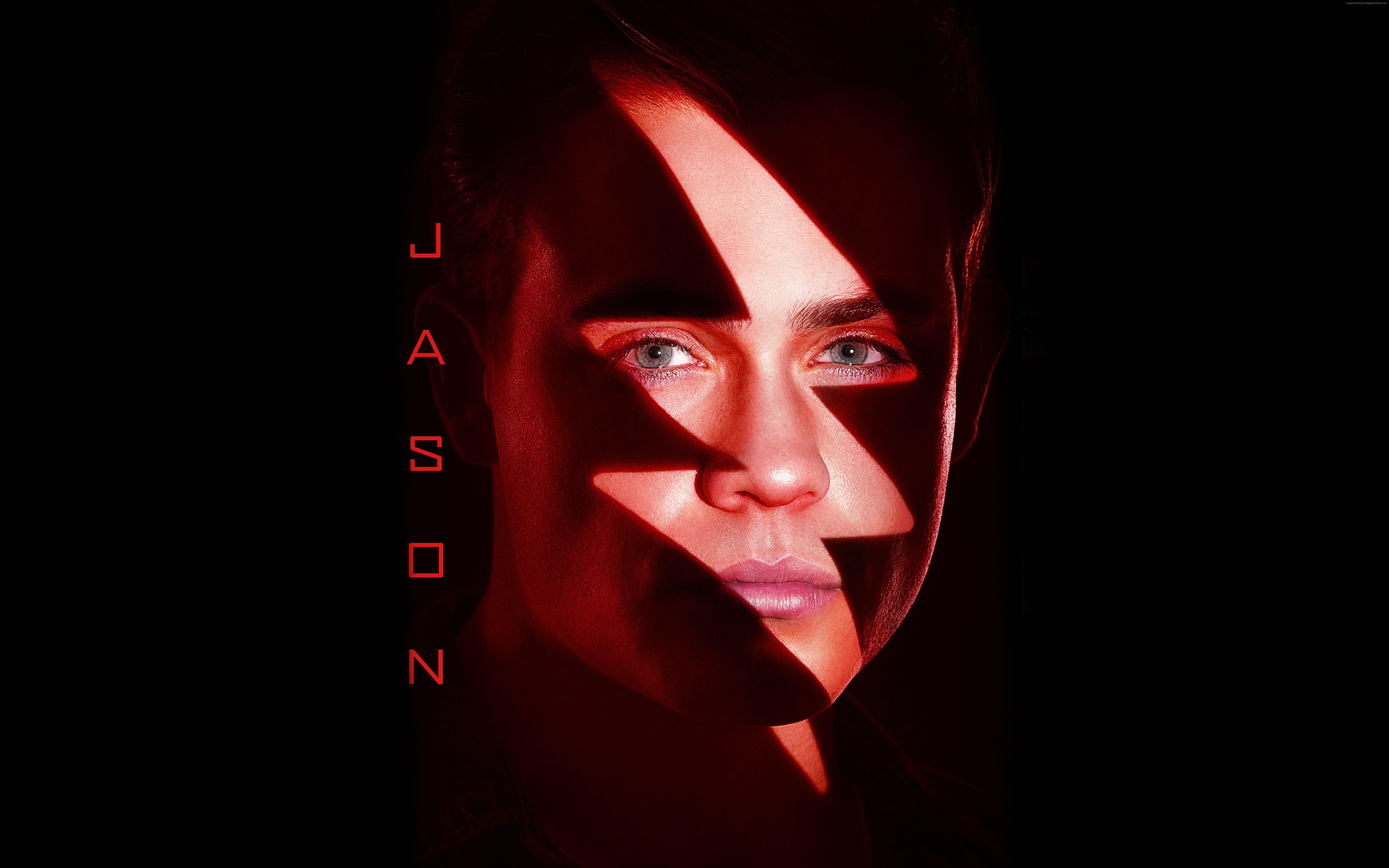 7680x4800 Jason Lee Scott, red, superhero, Power Rangers, Dacre Montgomery Gallery HD Wallpaper