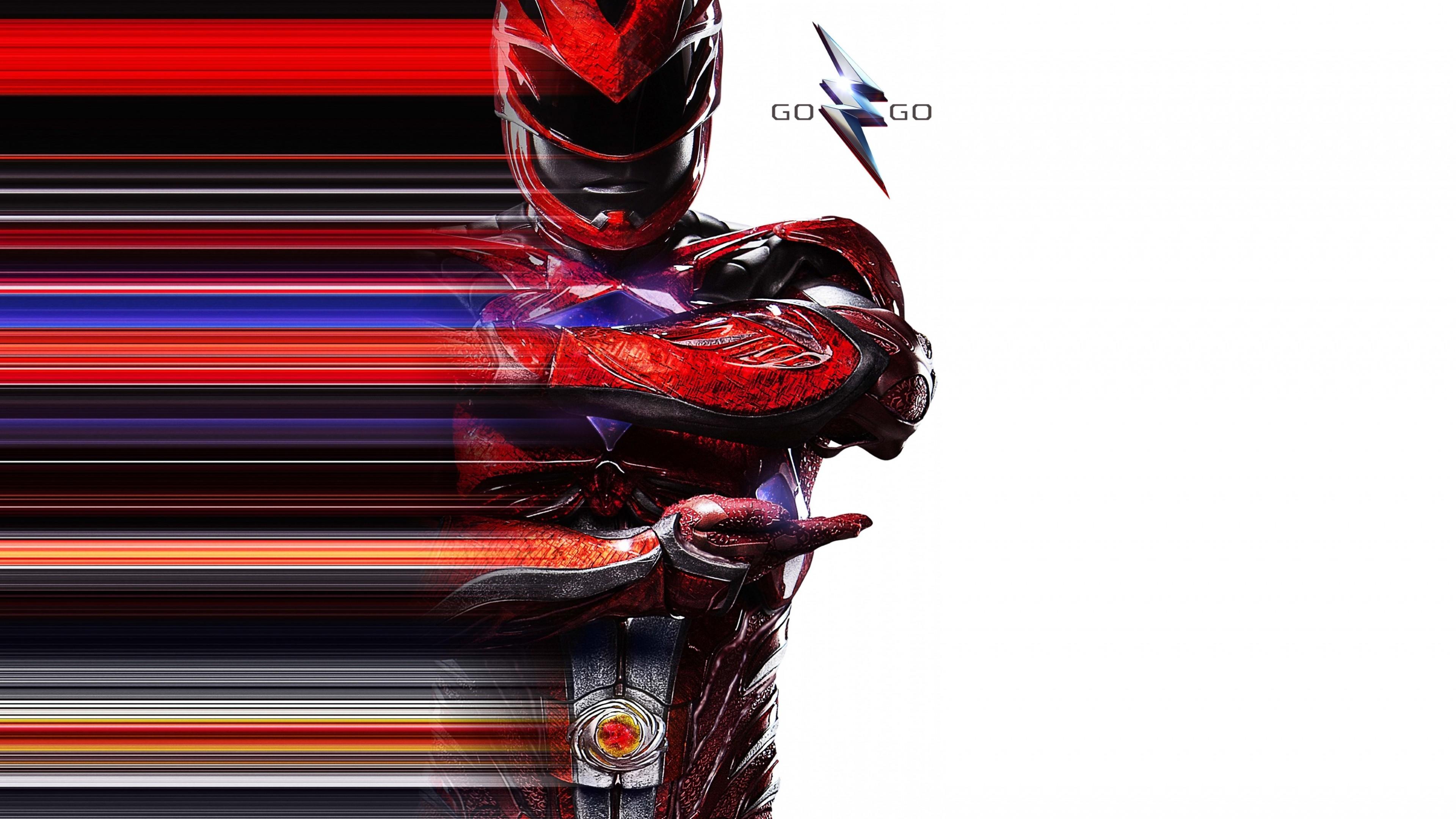 3840x2160 Wallpaper / Power Rangers, red, Dacre Montgomery, Jason Lee Scott, superhero free download