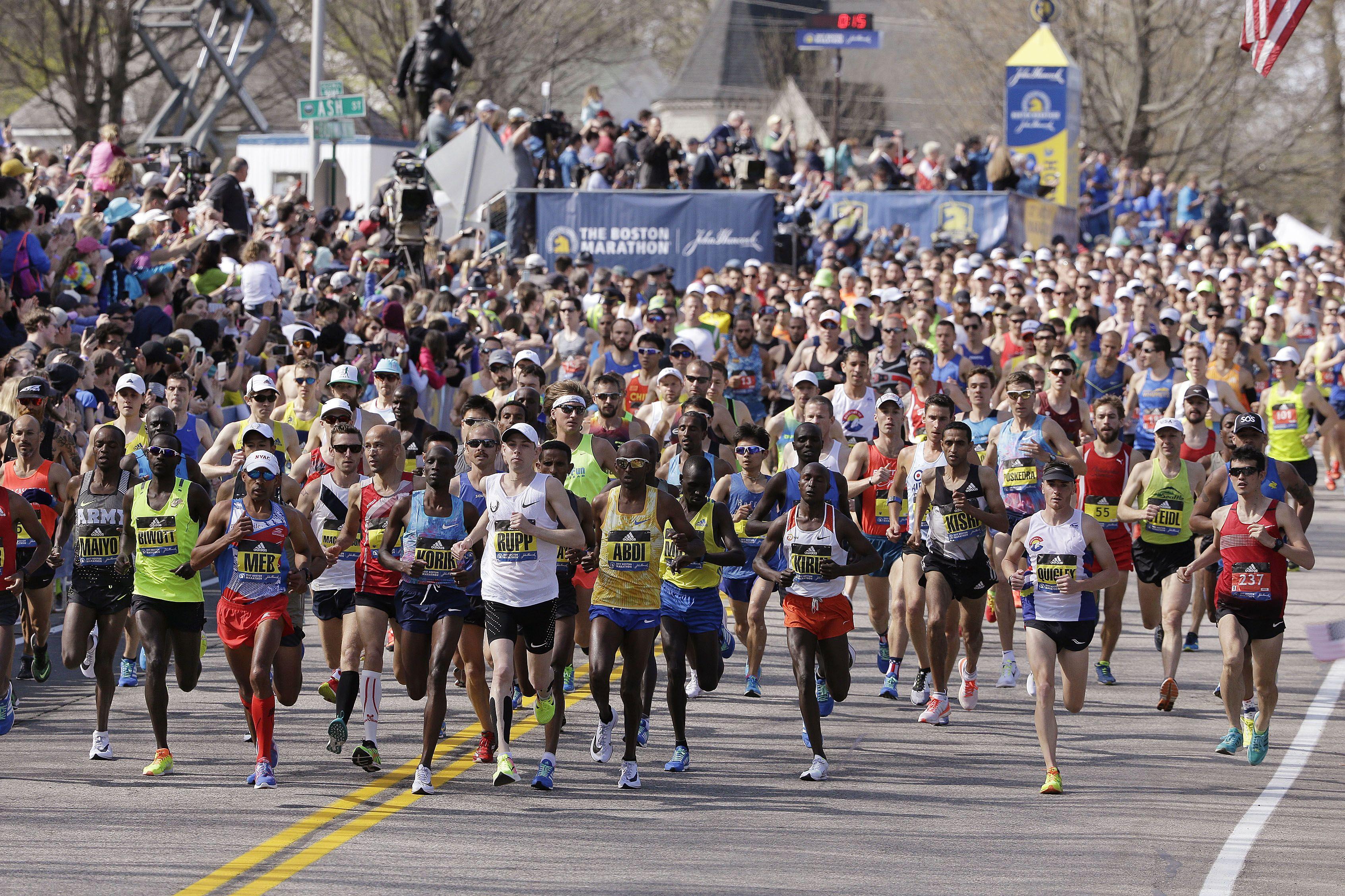 3384x2256 Boston Marathon 2018 Wallpaper