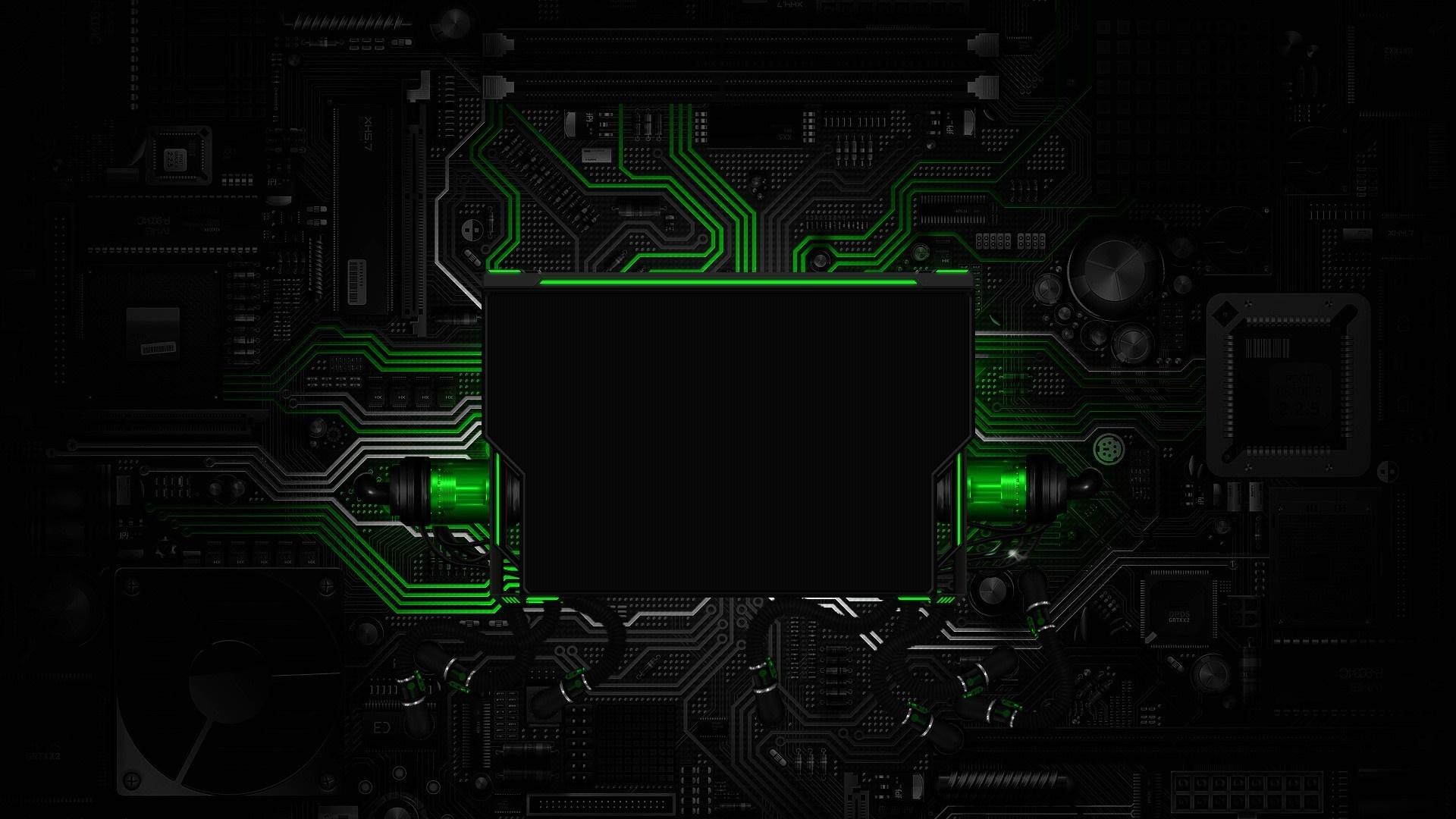 1920x1080 digital art, green, technology, light, darkness, screenshot, computer wallpaper, font, electrical network Gallery HD Wallpaper