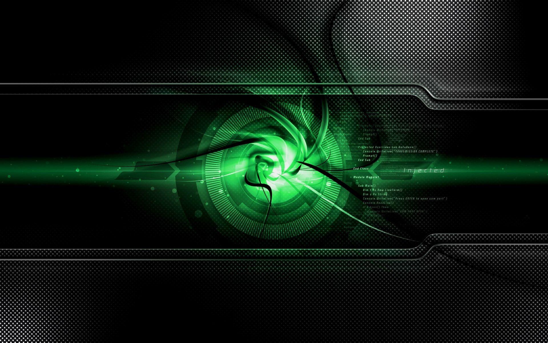 1920x1200 HD wallpaper: green, technology, futuristic, abstract, motion, cyberspace. Green wallpaper, Wallpaper, Green