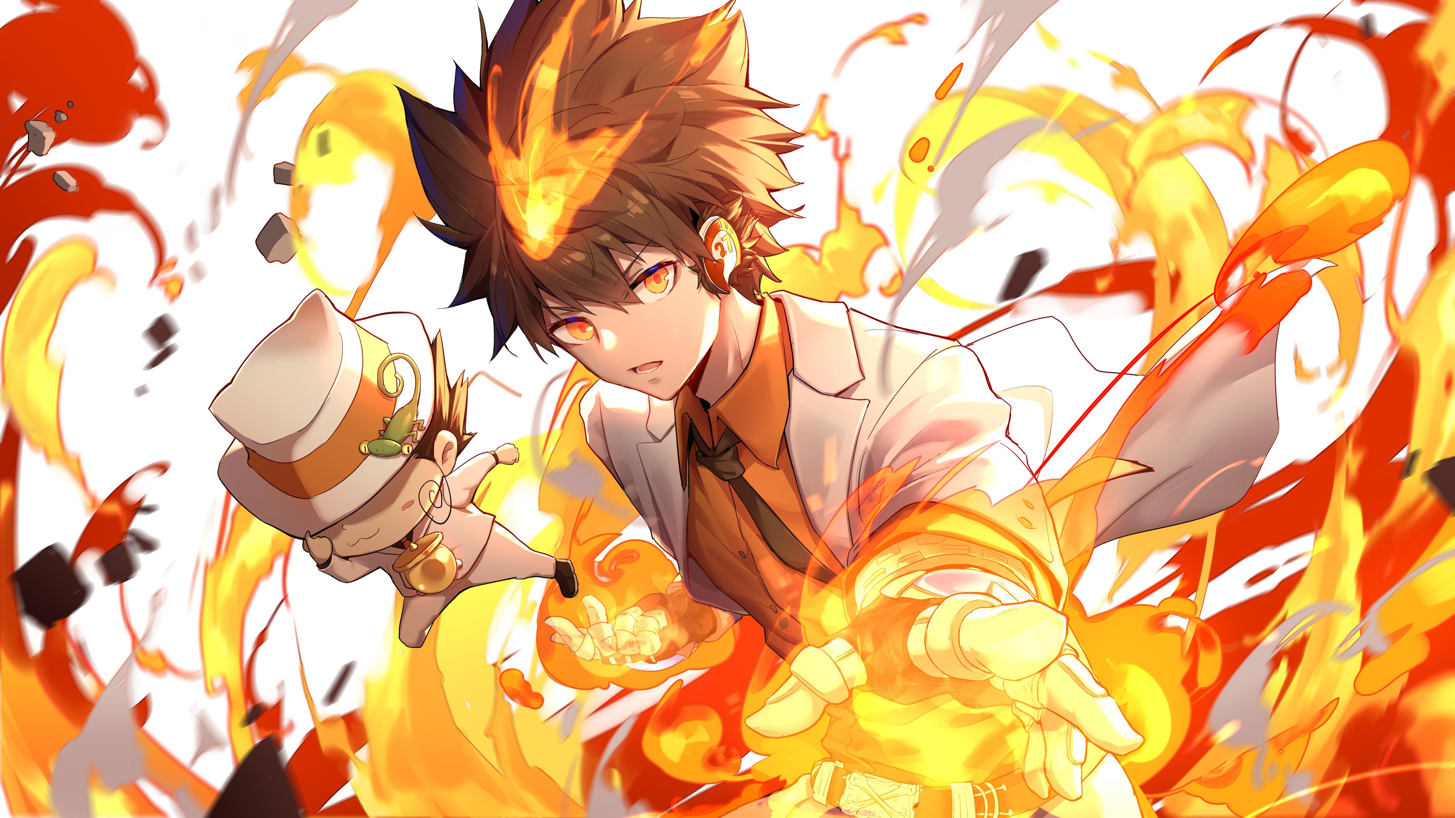 5000x2812 4K Tsunayoshi Sawada Wallpaper and Background Image