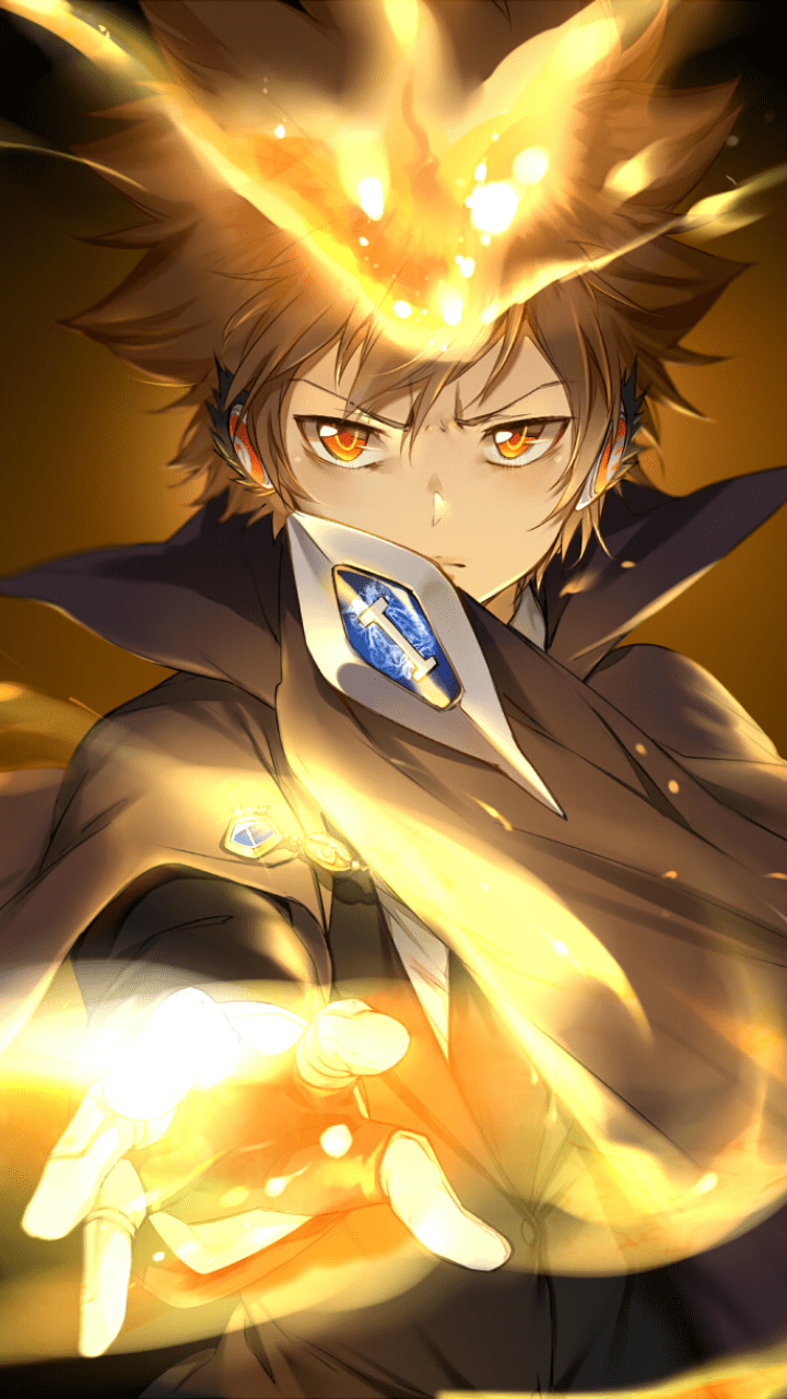 720x1280 Wallpaper / Anime Katekyō Hitman Reborn! Phone Wallpaper, Tsunayoshi Sawada, 720x1280 free download