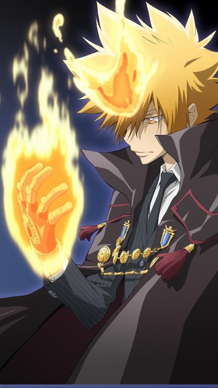 750x1334 Wallpaper / Anime Katekyō Hitman Reborn! Phone Wallpaper, Tsunayoshi Sawada, Hitman Reborn, 750x1334 free download