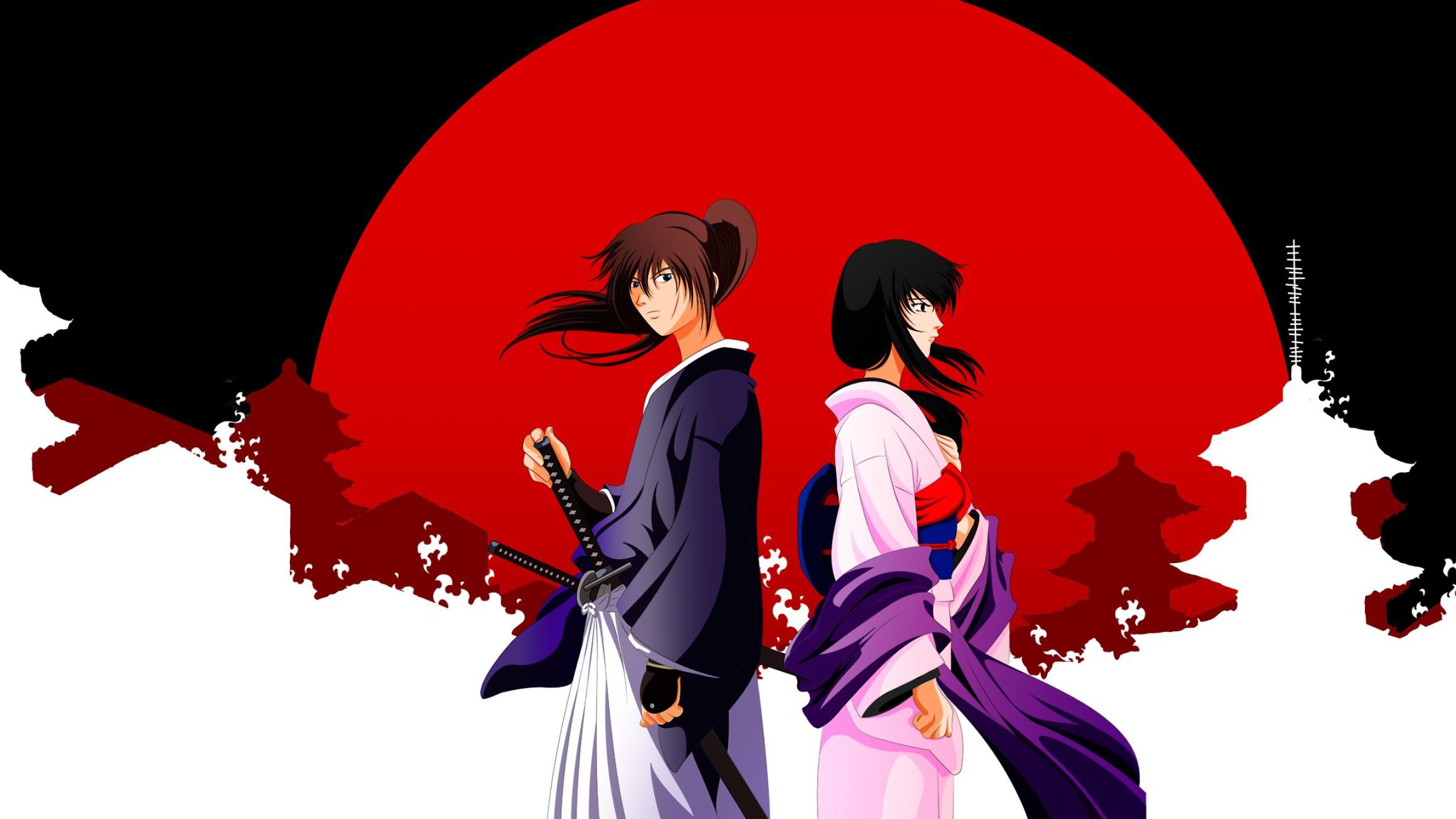 2560x1440 Samurai X Wallpaper and Background 4K, HD, Dual Screen