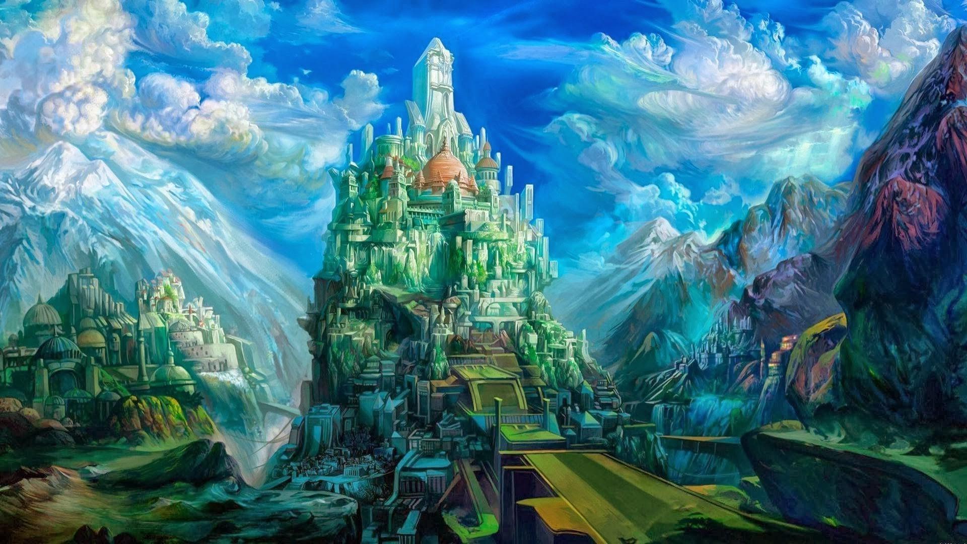 1920x1080 1920x1080 fantasy art castle ancient babylon wallpaper JPG 460 kB Gallery HD Wallpaper