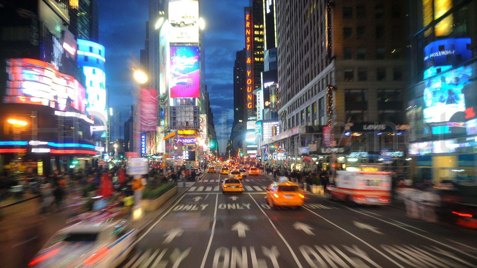 1920x1080 New York City Street Wallpaper