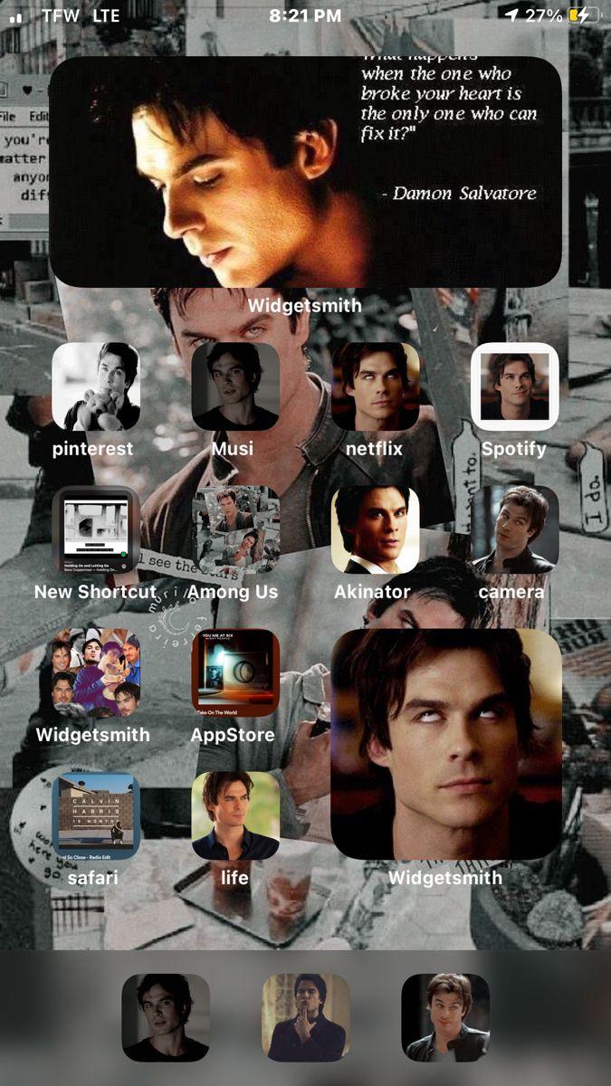 Damon Salvatore iPhone Wallpapers  Top Free Damon Salvatore iPhone  Backgrounds  WallpaperAccess